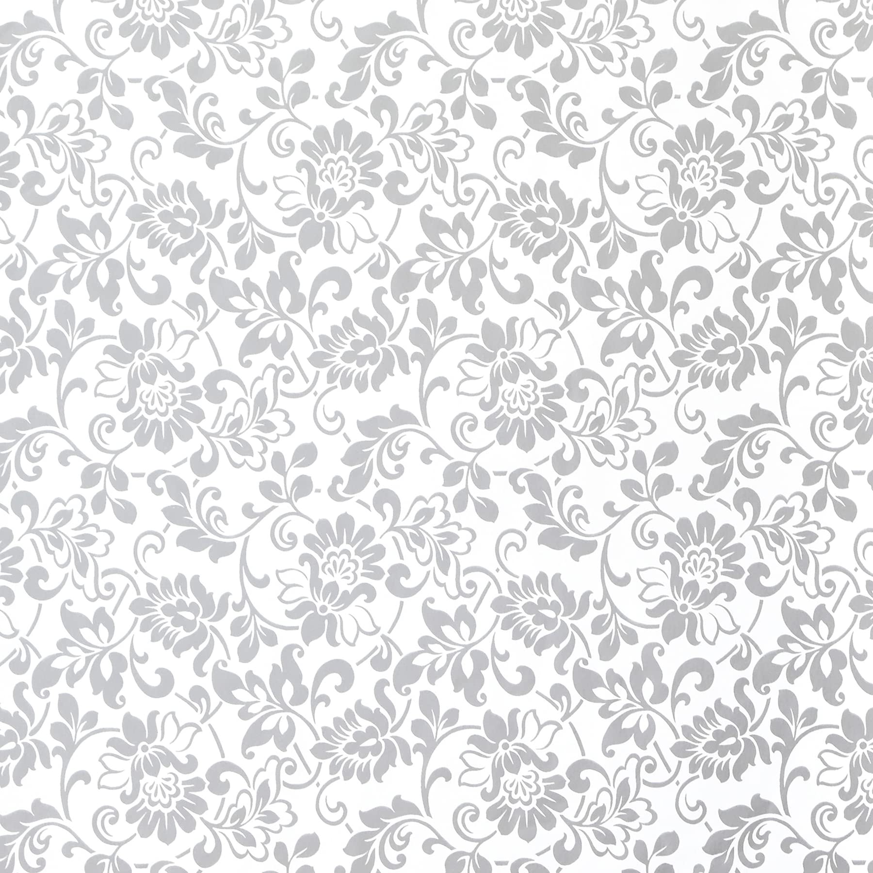 Fablone Silver Self-Adhesive Film for Arts & Crafts | 45 cm x 2 m 1