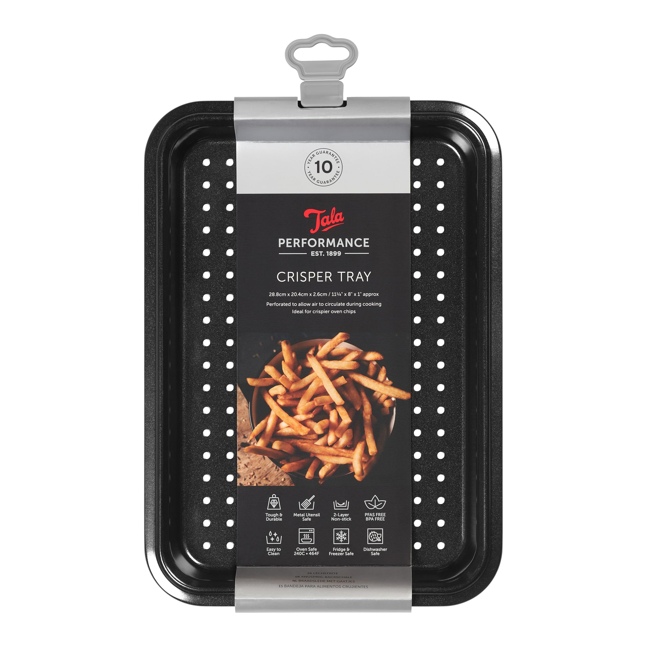 Tala Performance Crisper Baking Tray - Perforated Non-Stick for Even Cooking | 27 x 39 x 2 cm 1