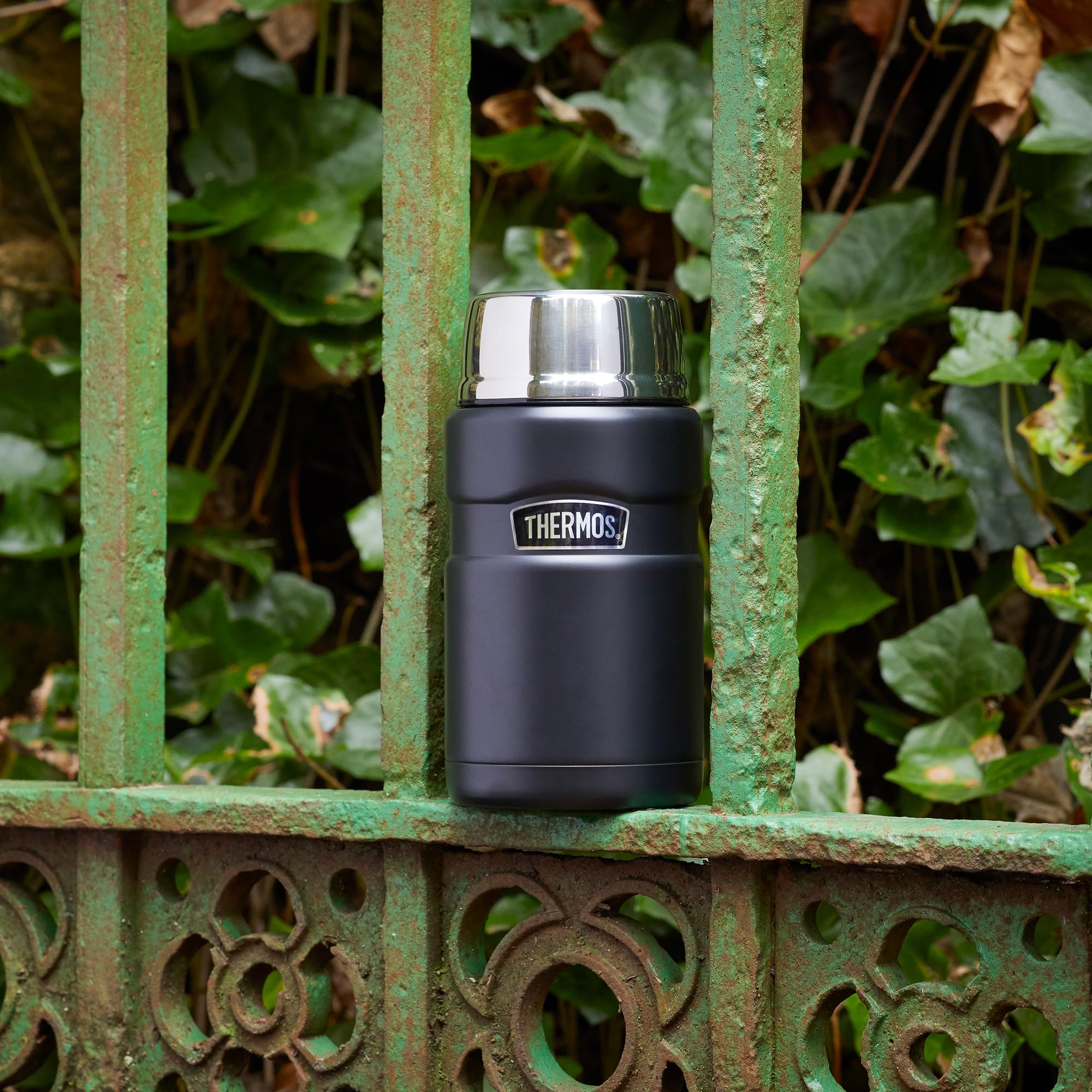 Thermos Stainless King Food Flask - 710ml Capacity | Hot 14 Hrs, Cold 24 Hrs | Matt Black 7