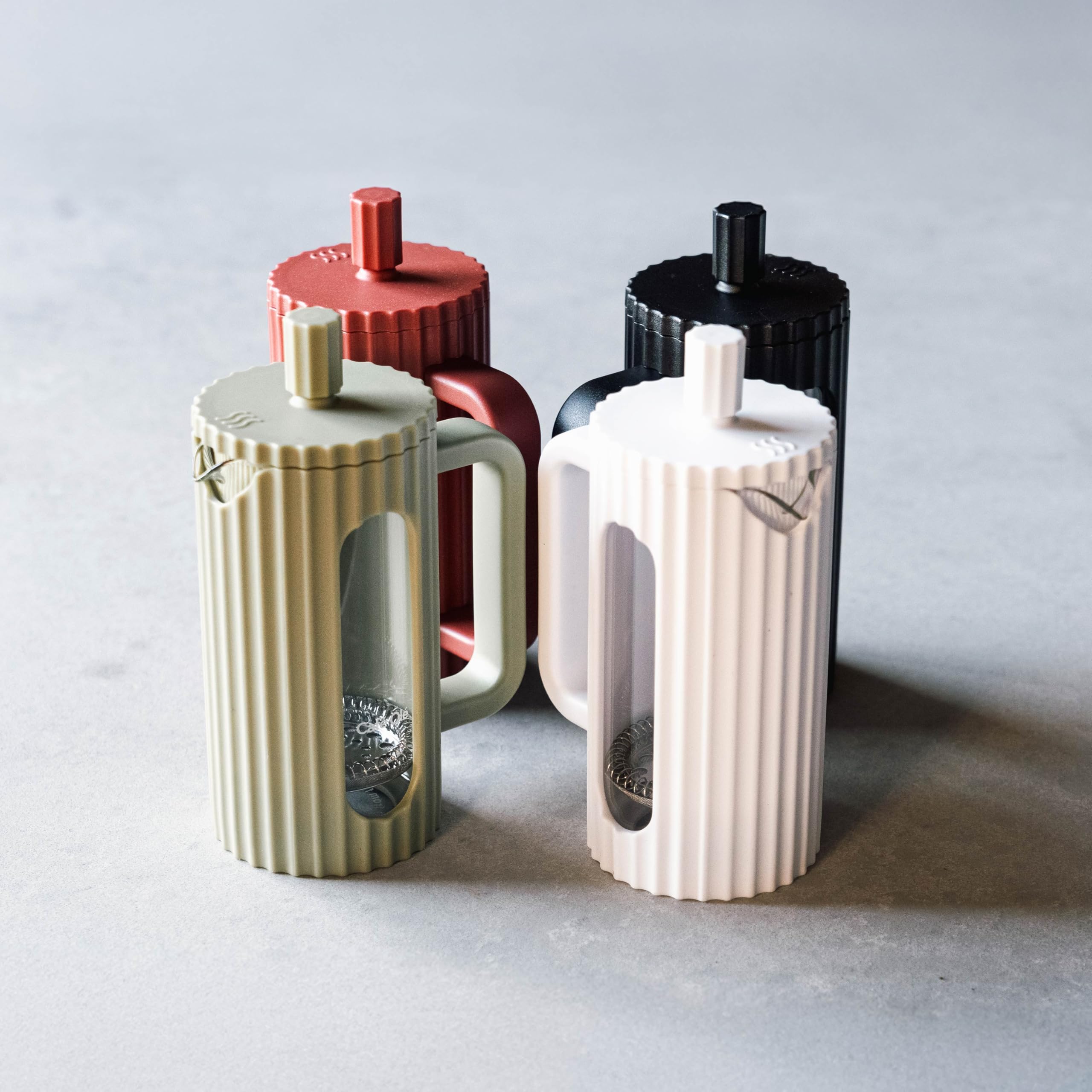 Café Olé Ciao Cafetière - 350ml Stainless Steel French Press | Green | Cool Touch Handle 4