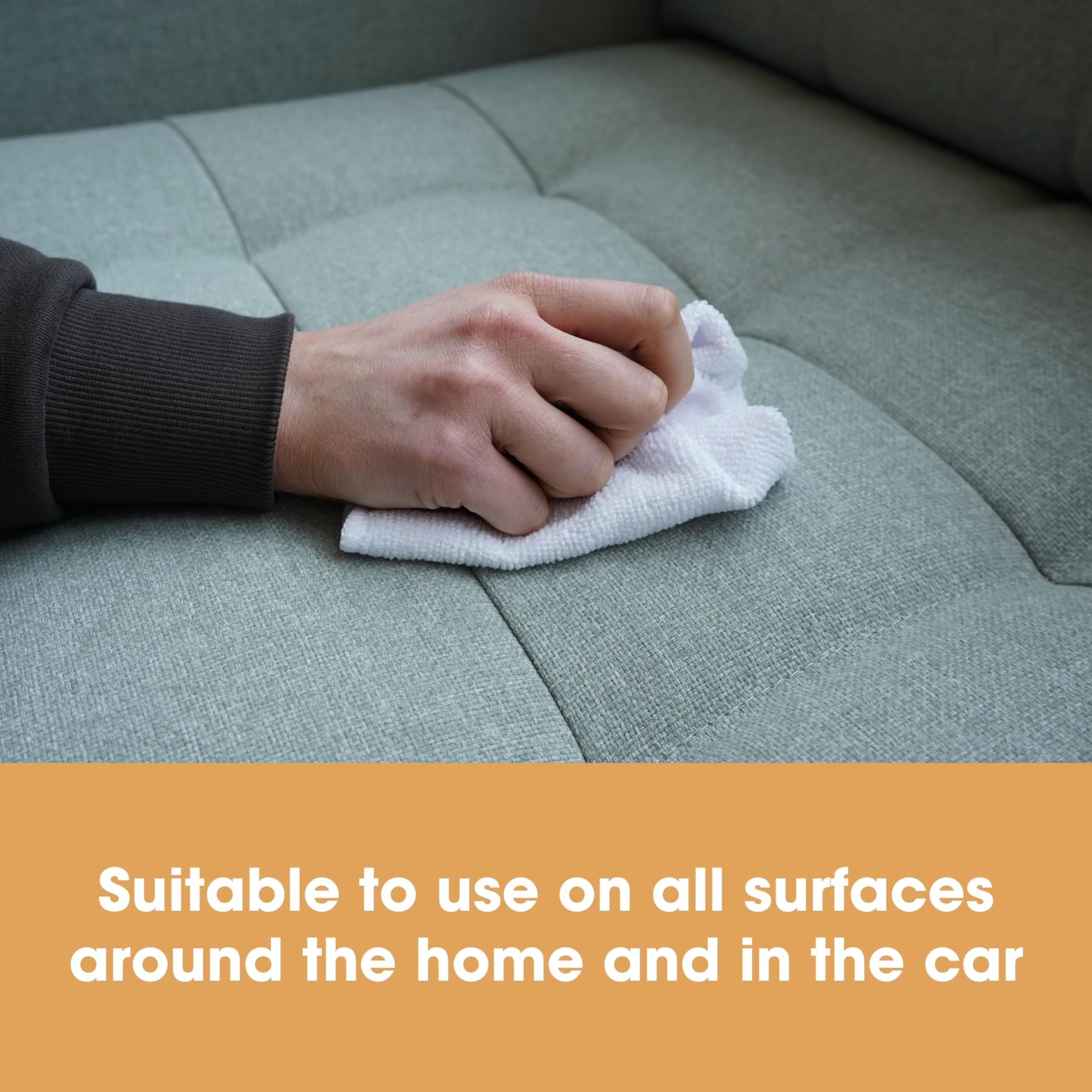Furniture Clinic Microfibre Cleaning Cloths - Pack of 10 White, Lint Free | 20cm x 25cm 4