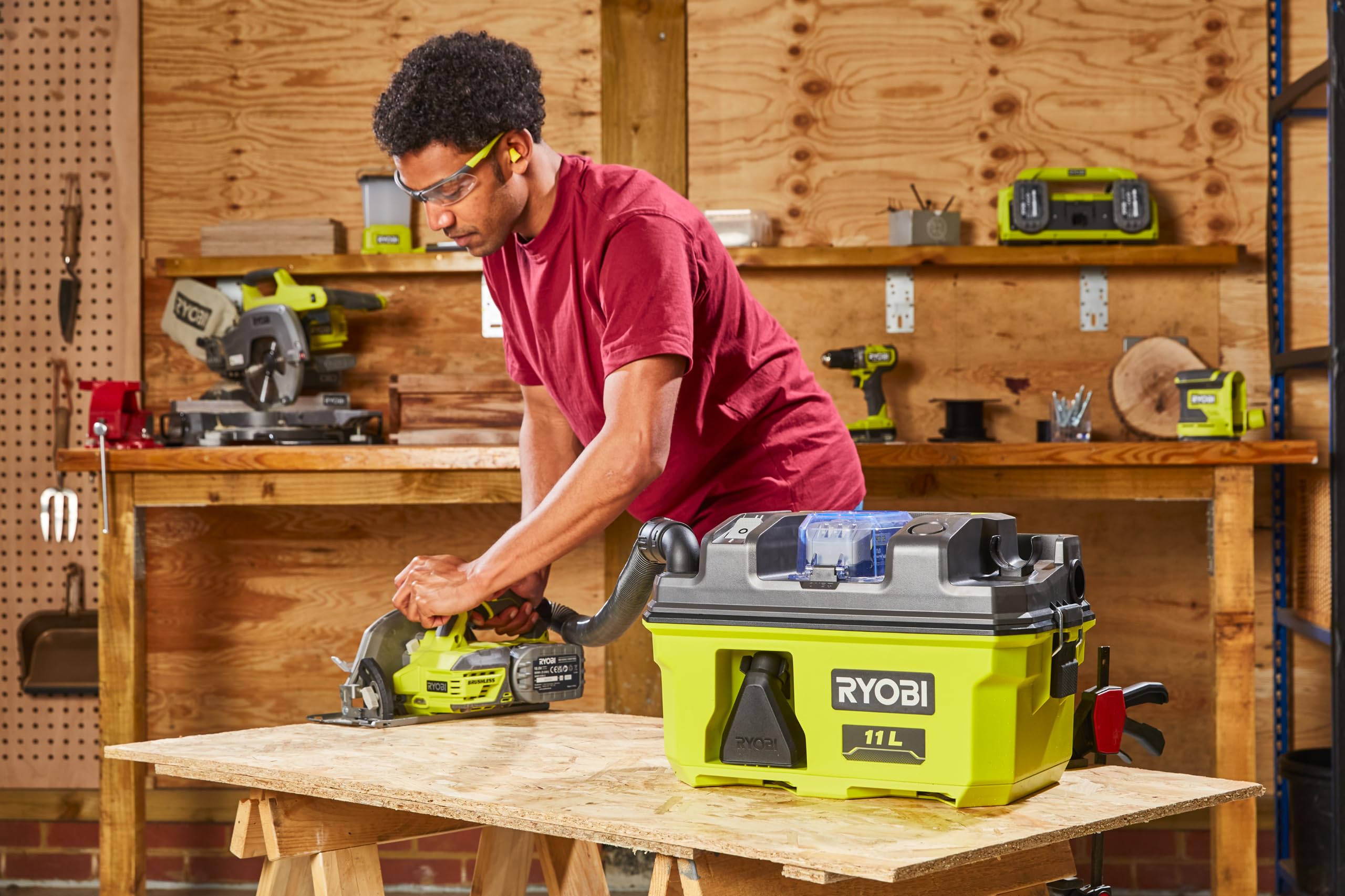 RYOBI RV1811-0 18V ONE+ Cordless Wet & Dry Vac (Bare Tool) | 1500l/min Airflow 2