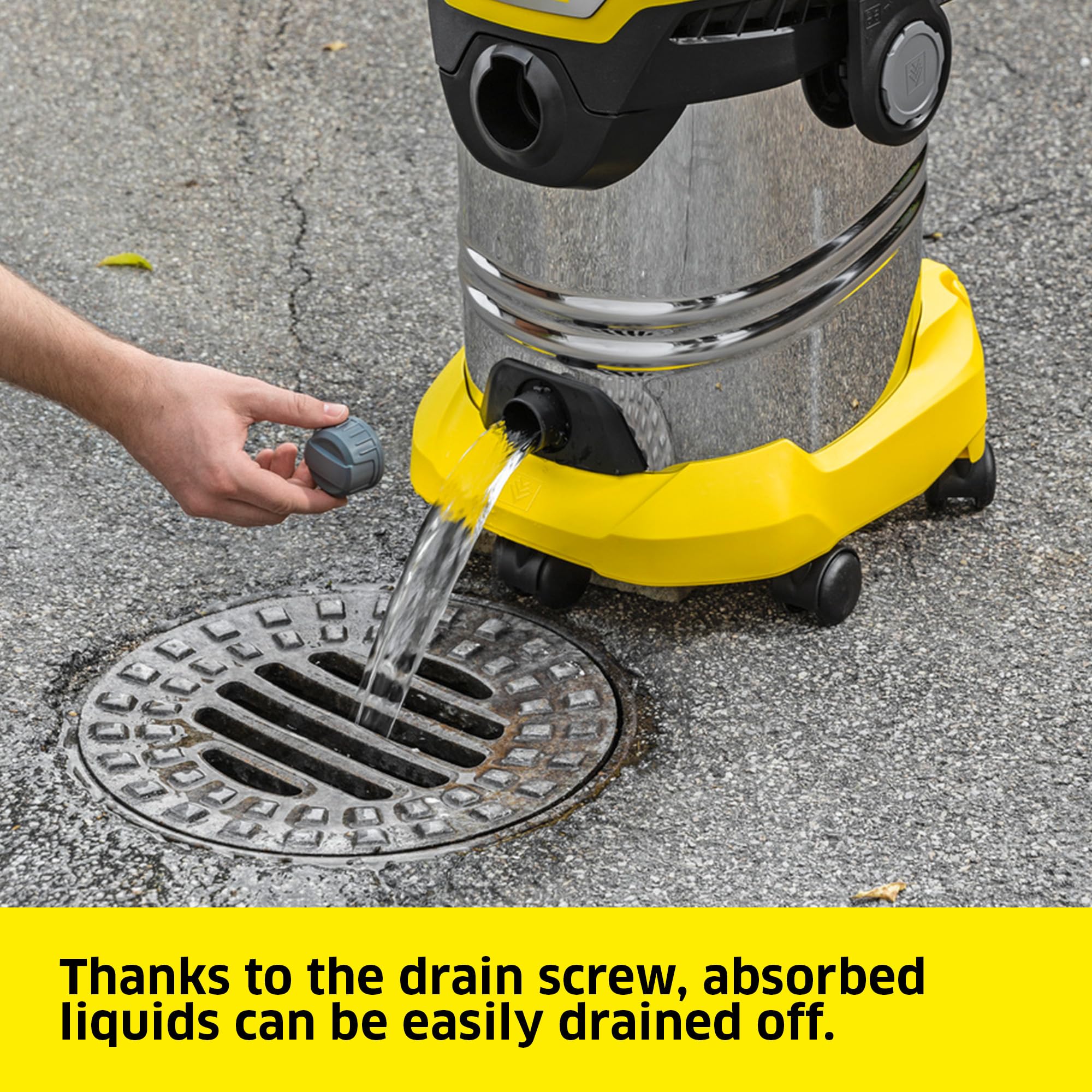 Kärcher Wet-Dry Vacuum Cleaner WD 6 P Premium - 1,300 W Power | Blower Function | Includes Crevice Tool 4