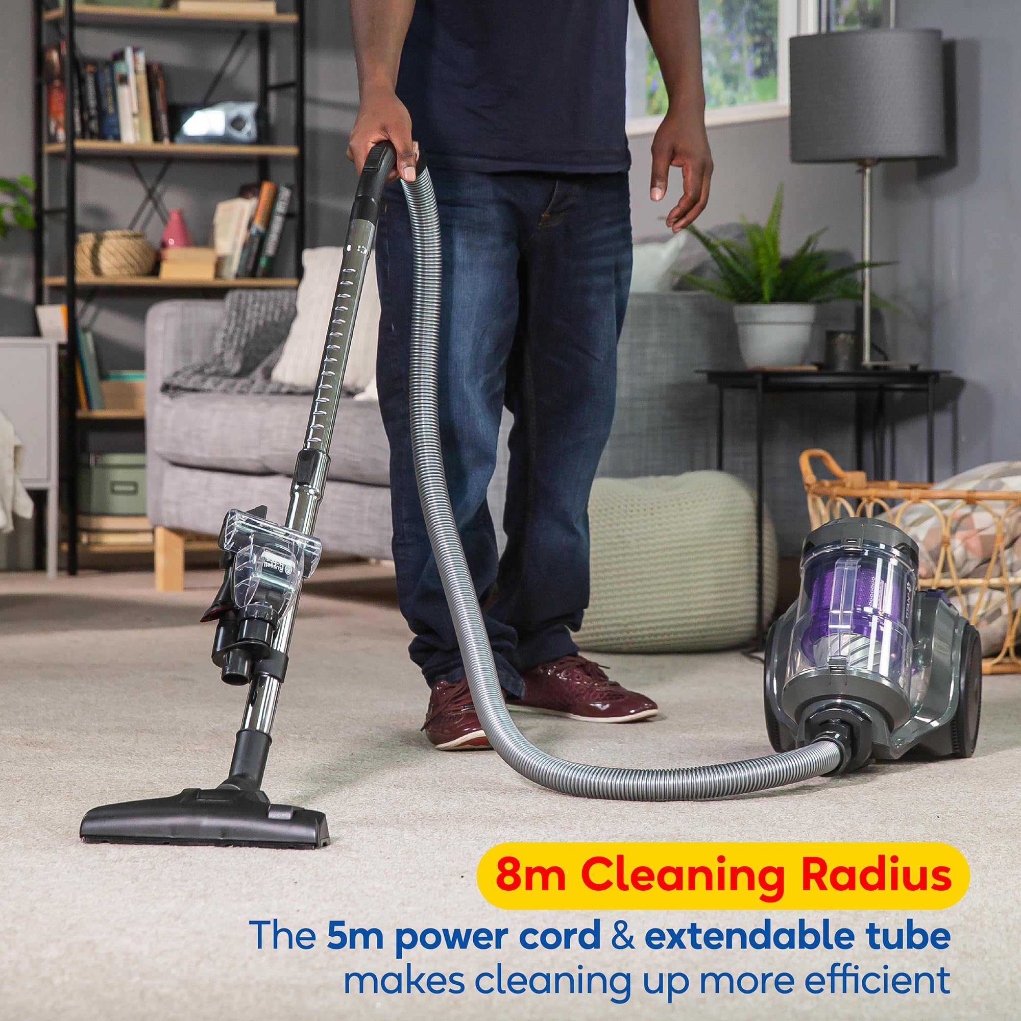 Russell Hobbs Titan2 Pet Multi-Cyclonic Cylinder Vacuum Cleaner - 700W Motor | 3L Capacity 9