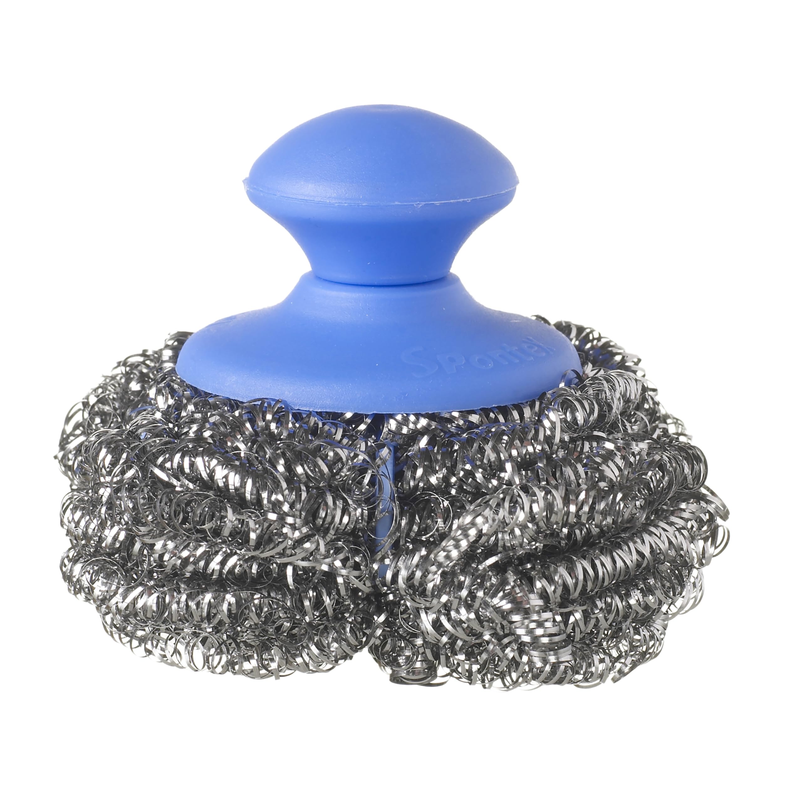Spontex Handy Tough Kitchen Scourers - Powerful Burnt Food Removal | 12 Pack | 90% Recycled Steel 2