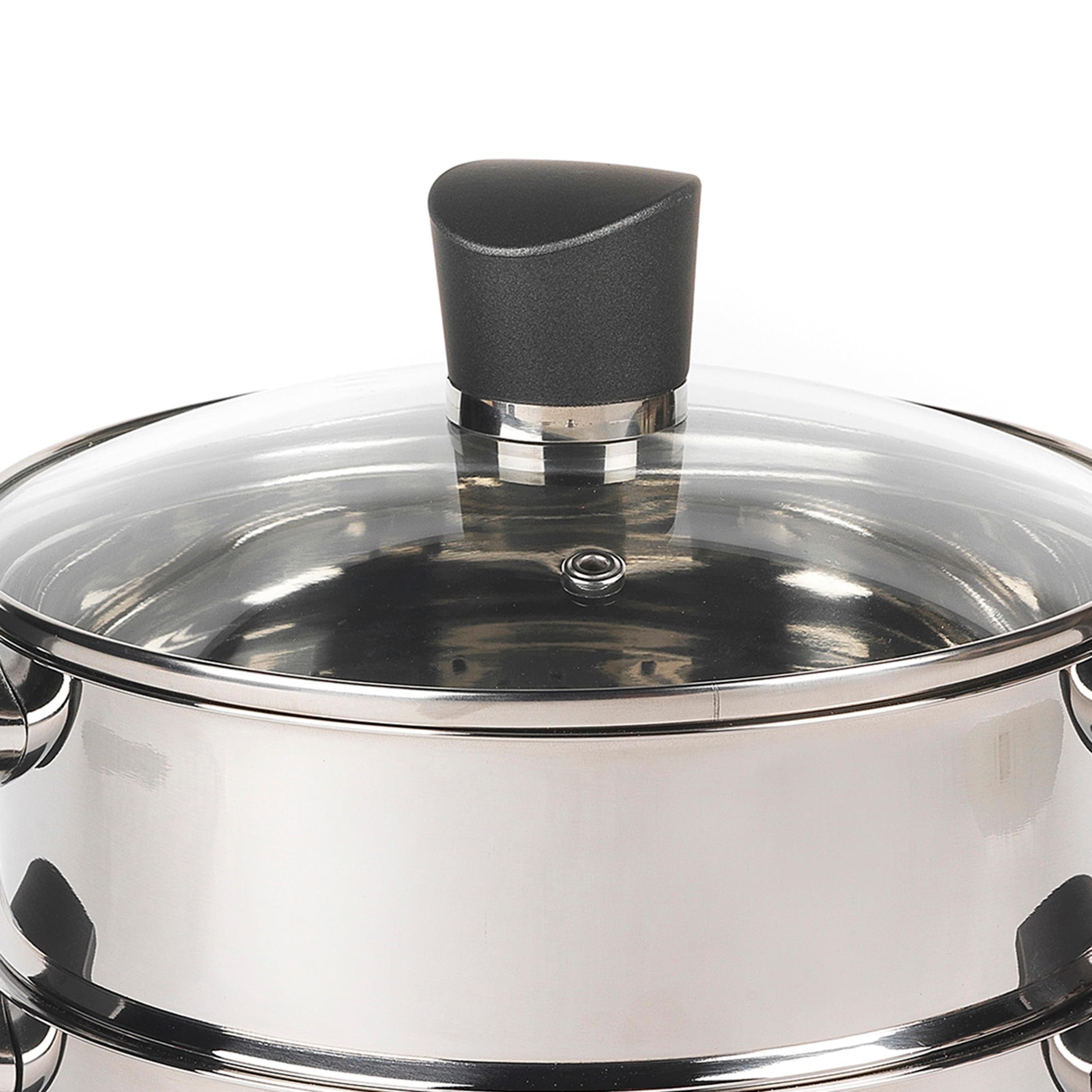 Russell Hobbs RH01170EU Excellence 3 Tier Steamer - 18 cm Stainless Steel, Induction Suitable 8