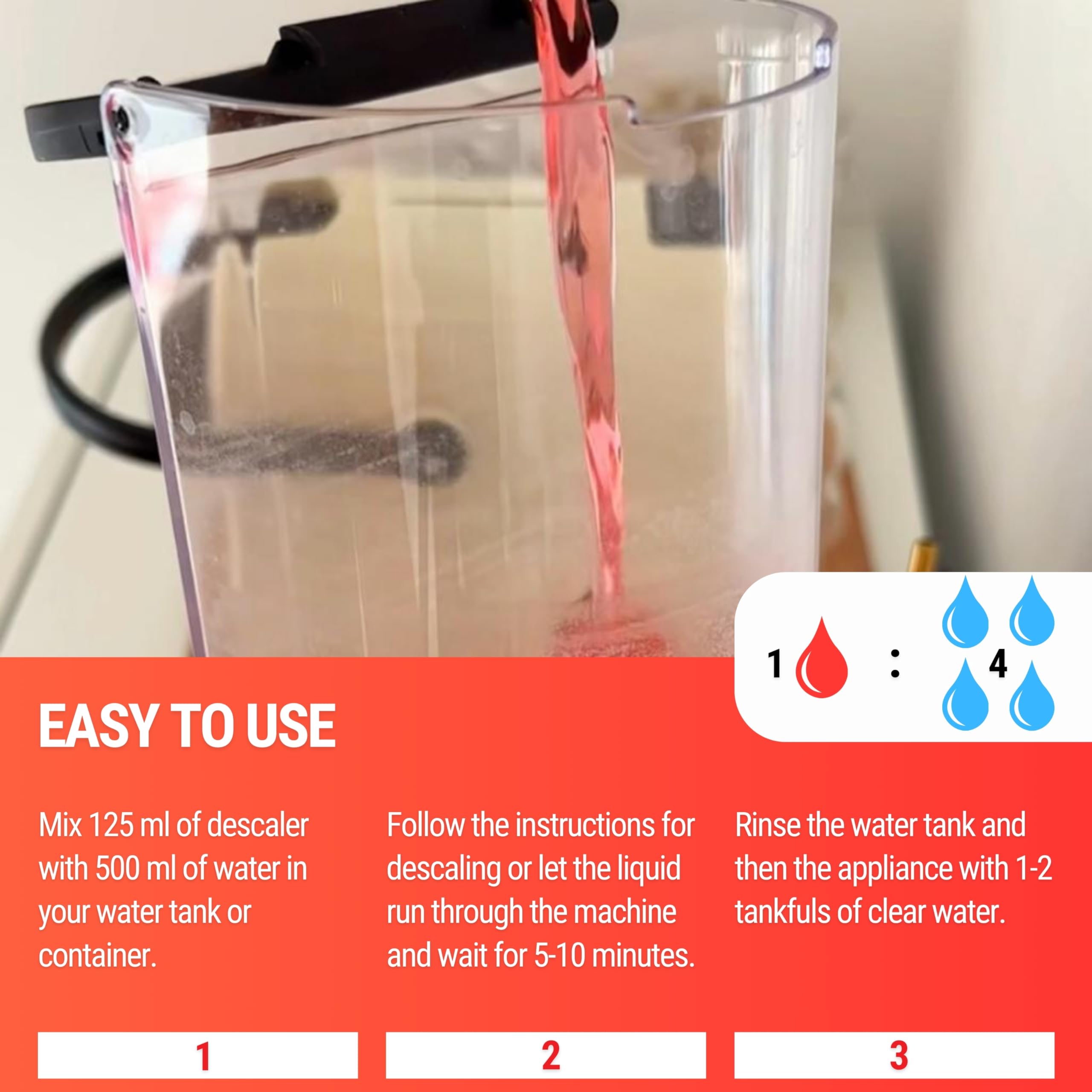 Maxxi Clean Universal Liquid Descaler - 750 ml | For Coffee Machines, Kettles & Household Appliances | Made in Germany 6