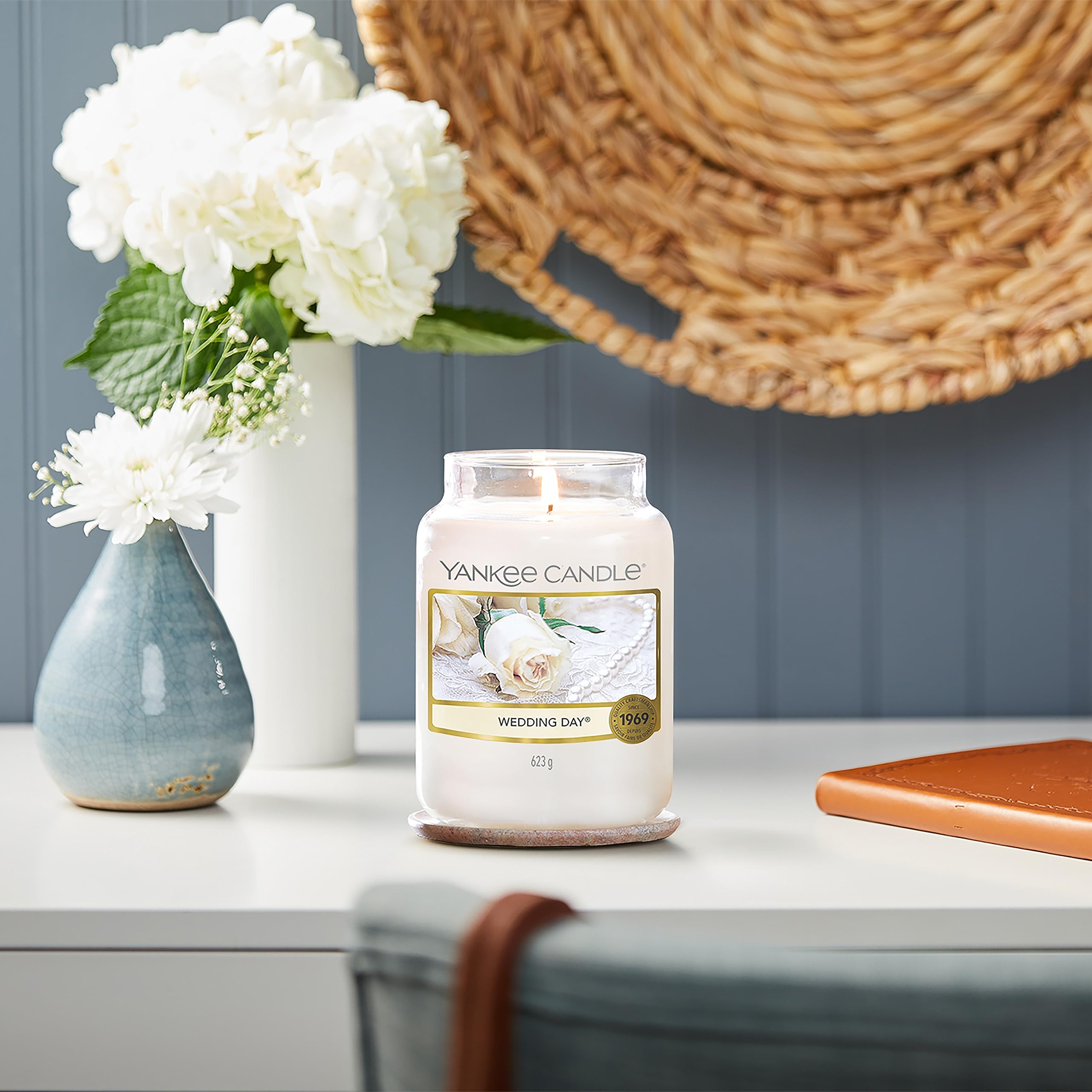Yankee Candle Wedding Day Scented Large Jar Candle | Up to 150 Hours Burn Time | 22 Fl Oz 7