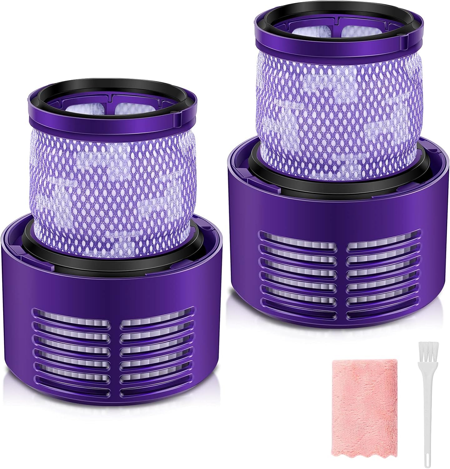 morpilot Replacement Filter for Dyson V10 - Washable HEPA | Compatible with V10 Absolute, Animal, Total Clean, SV12 | 2 Pack 1