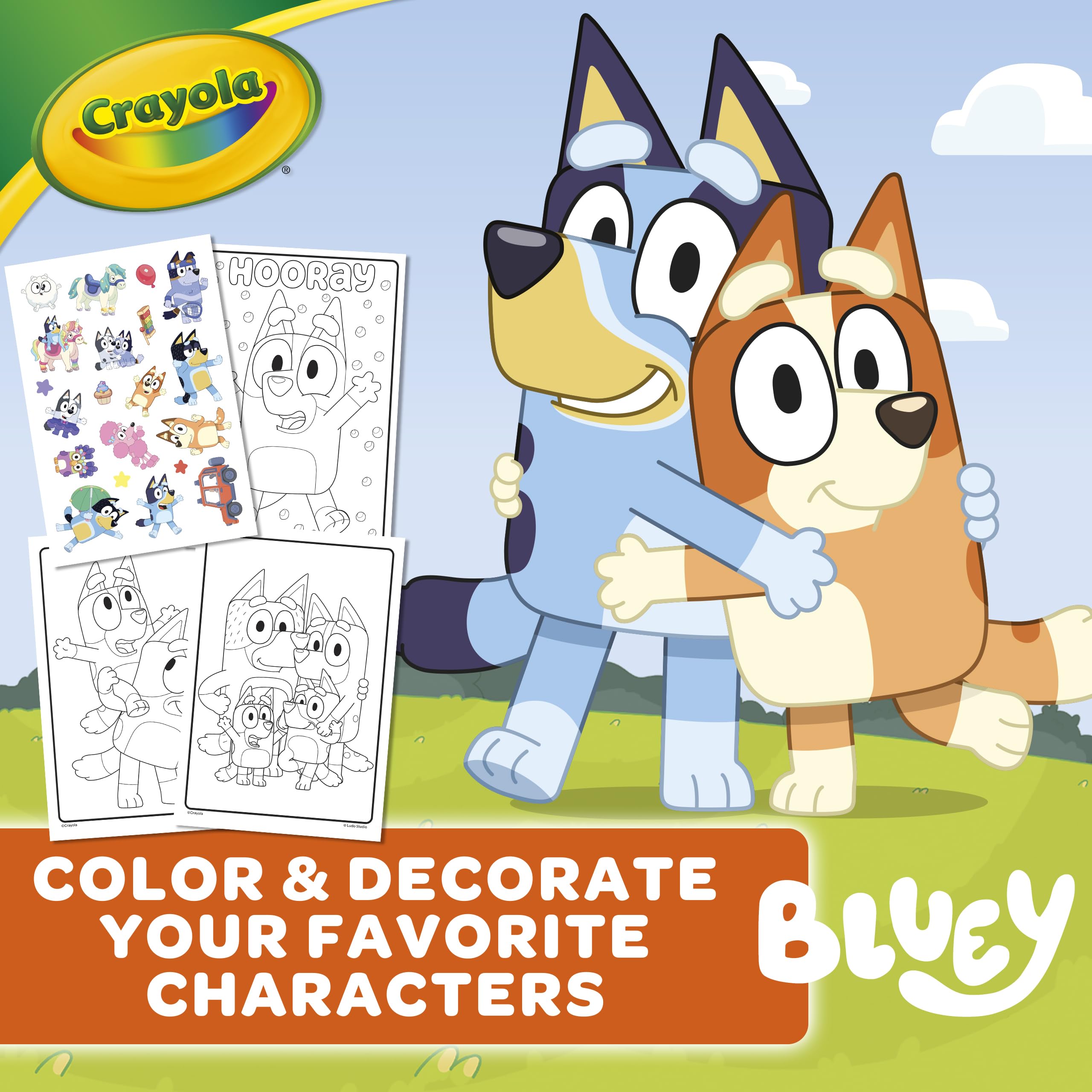 CRAYOLA Bluey Colouring Book - 96 Pages of Colouring Fun | Ages 3+ 7