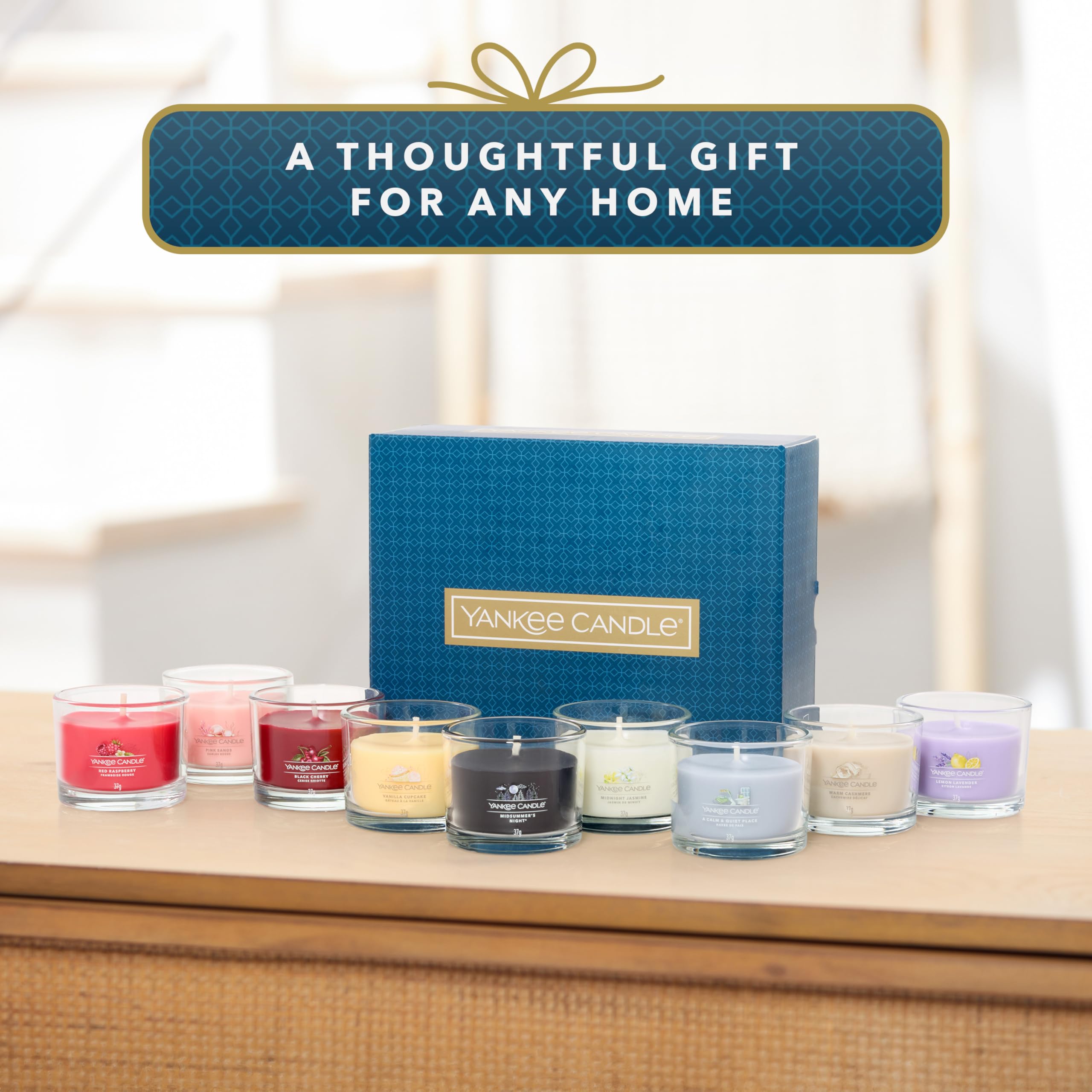 Yankee Candle Scented Candles Gift Set - 9 Mini Filled Votives with Assorted Scents | Soy Blend Wax 5