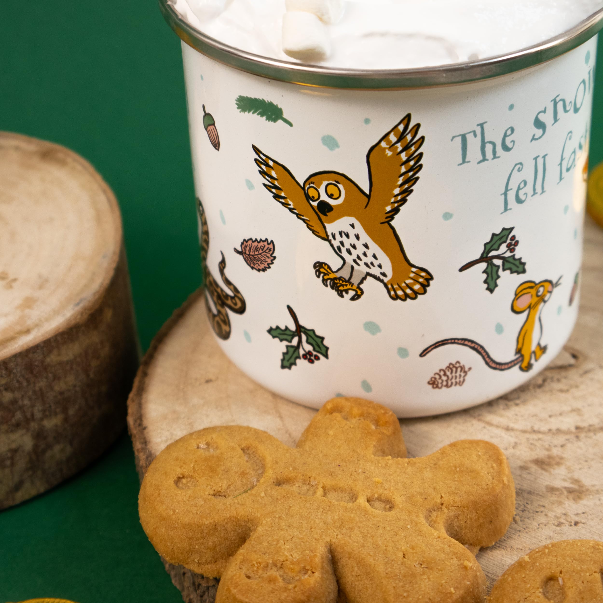 Robert Frederick The Gruffalo’s Child Enamel Coffee Mug - 350ml Capacity | Dishwasher Safe | Lightweight 5
