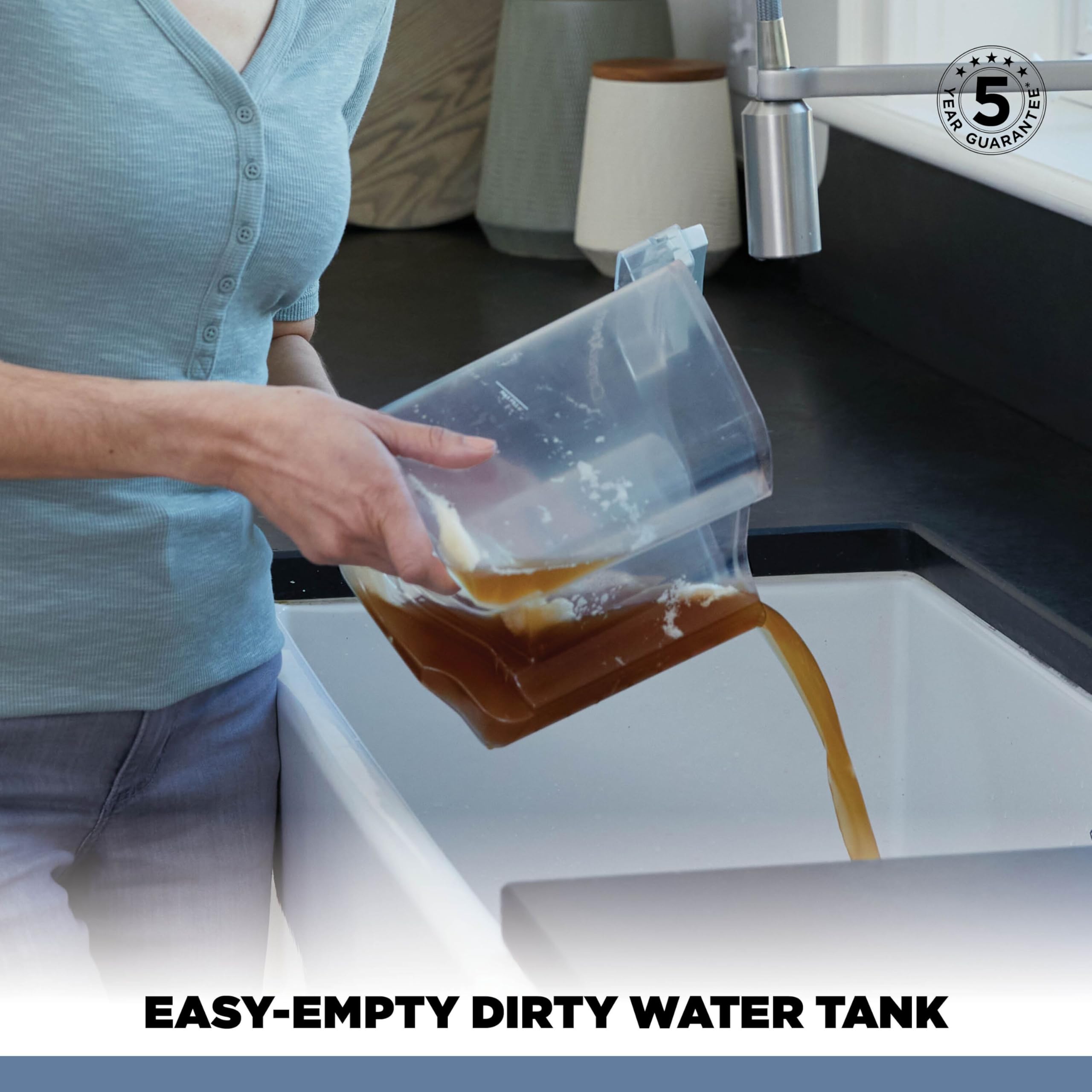Shark CarpetXpert Deep Clean Carpet Cleaner EX150UK | 960W Power | 2.3L Tank | Built-In Stain Remover 5