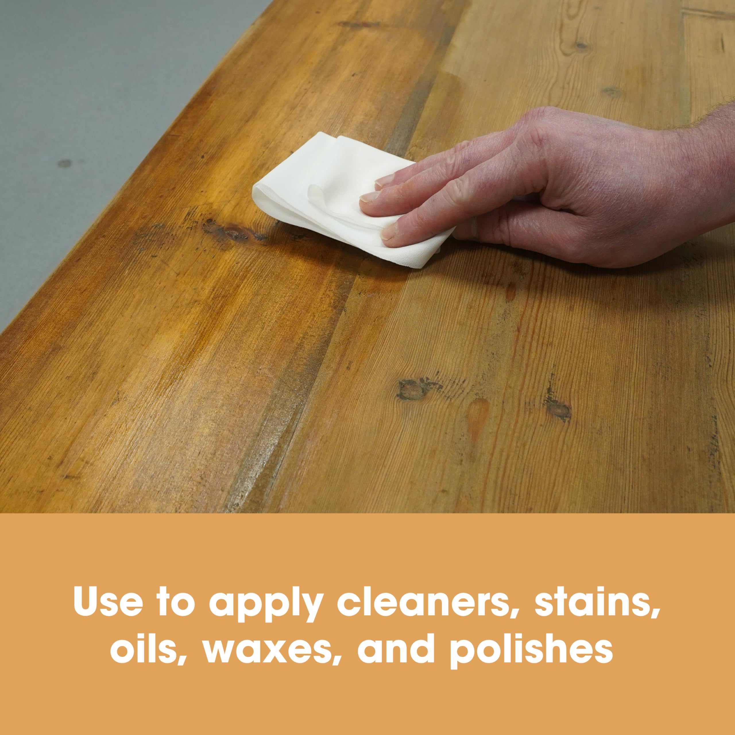 Furniture Clinic Lint Free Cleaning Cloths - 6 Pack, 30cm x 30cm, Machine Washable Cotton 3