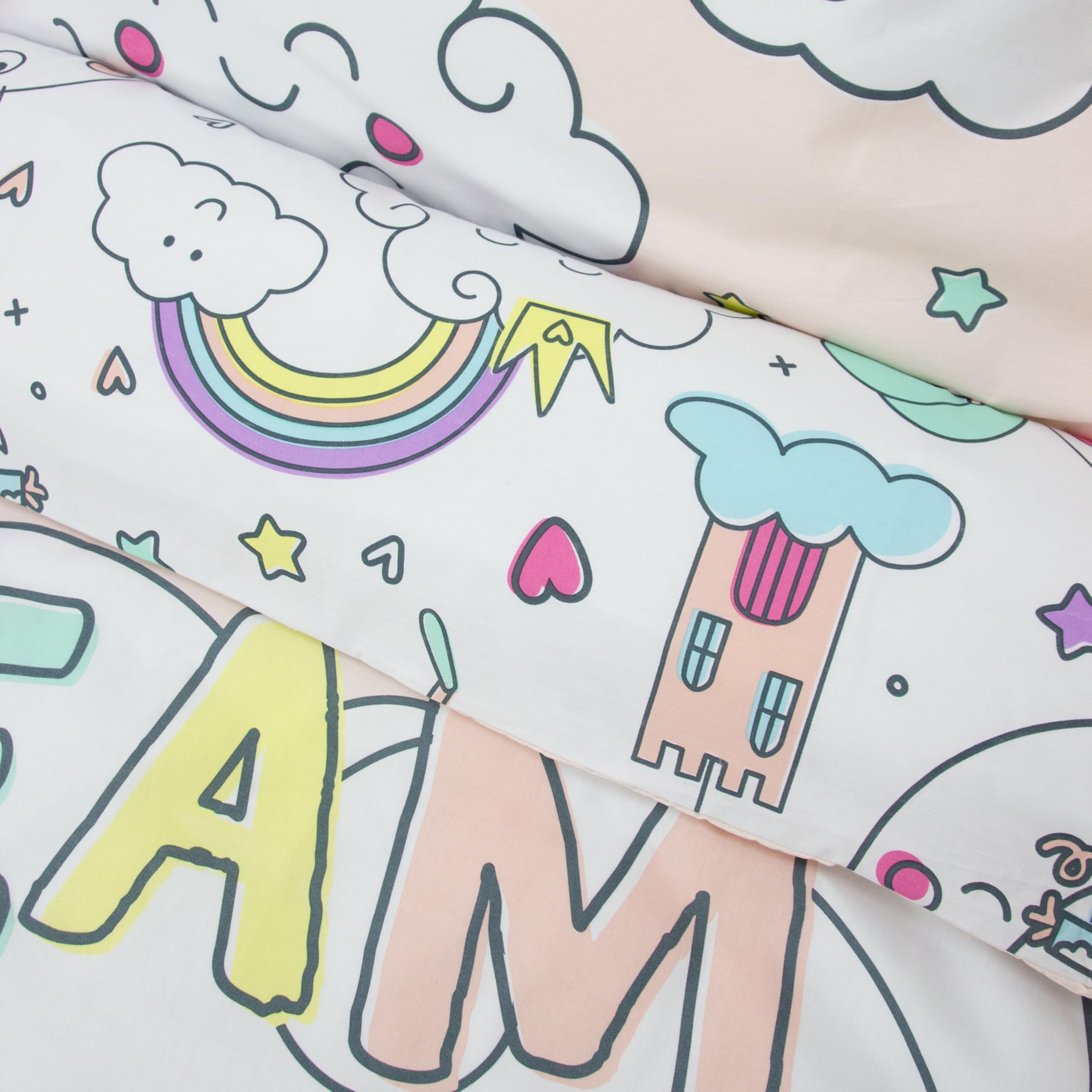 Character World Peppa Pig Officially Licensed Single Duvet Cover Set | Reversible | Polycotton 9