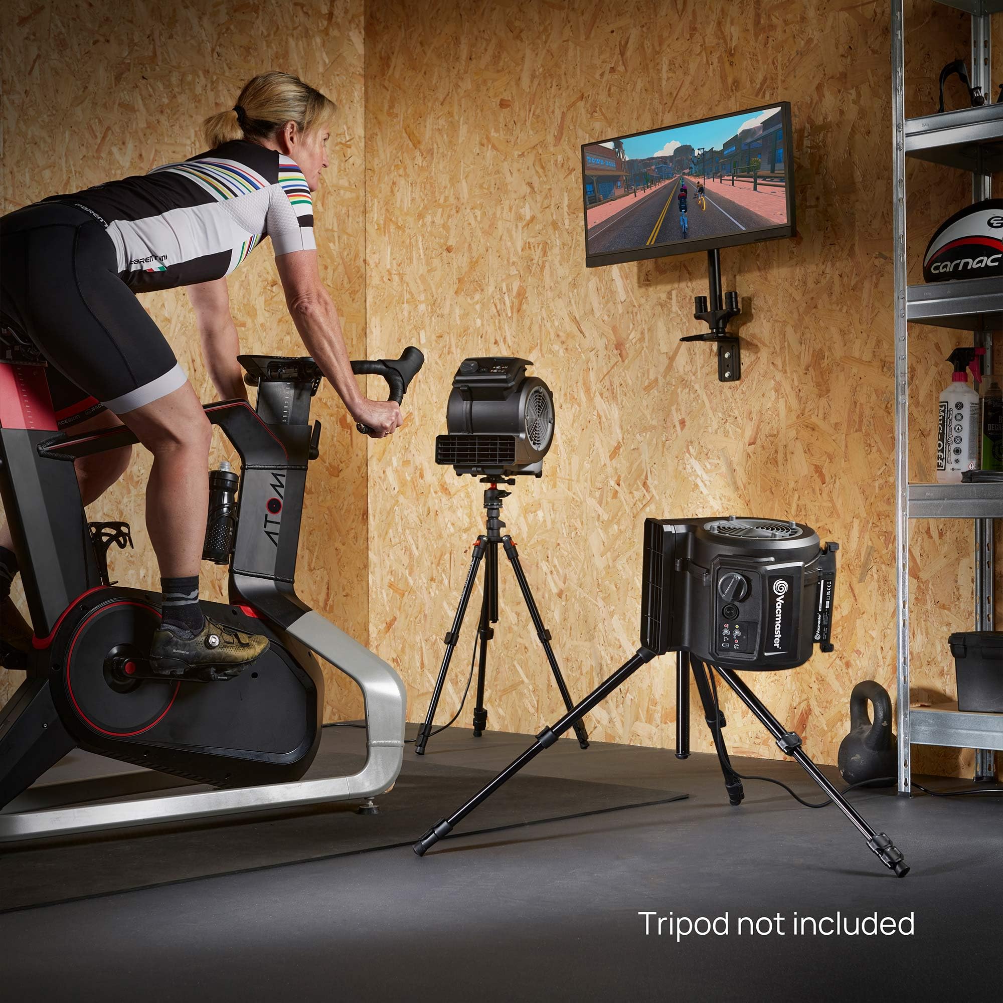 Vacmaster Cardio54 Fitness Pedestal Fan - 54 km/h Max Speed | Remote Control | 3 Speeds 5
