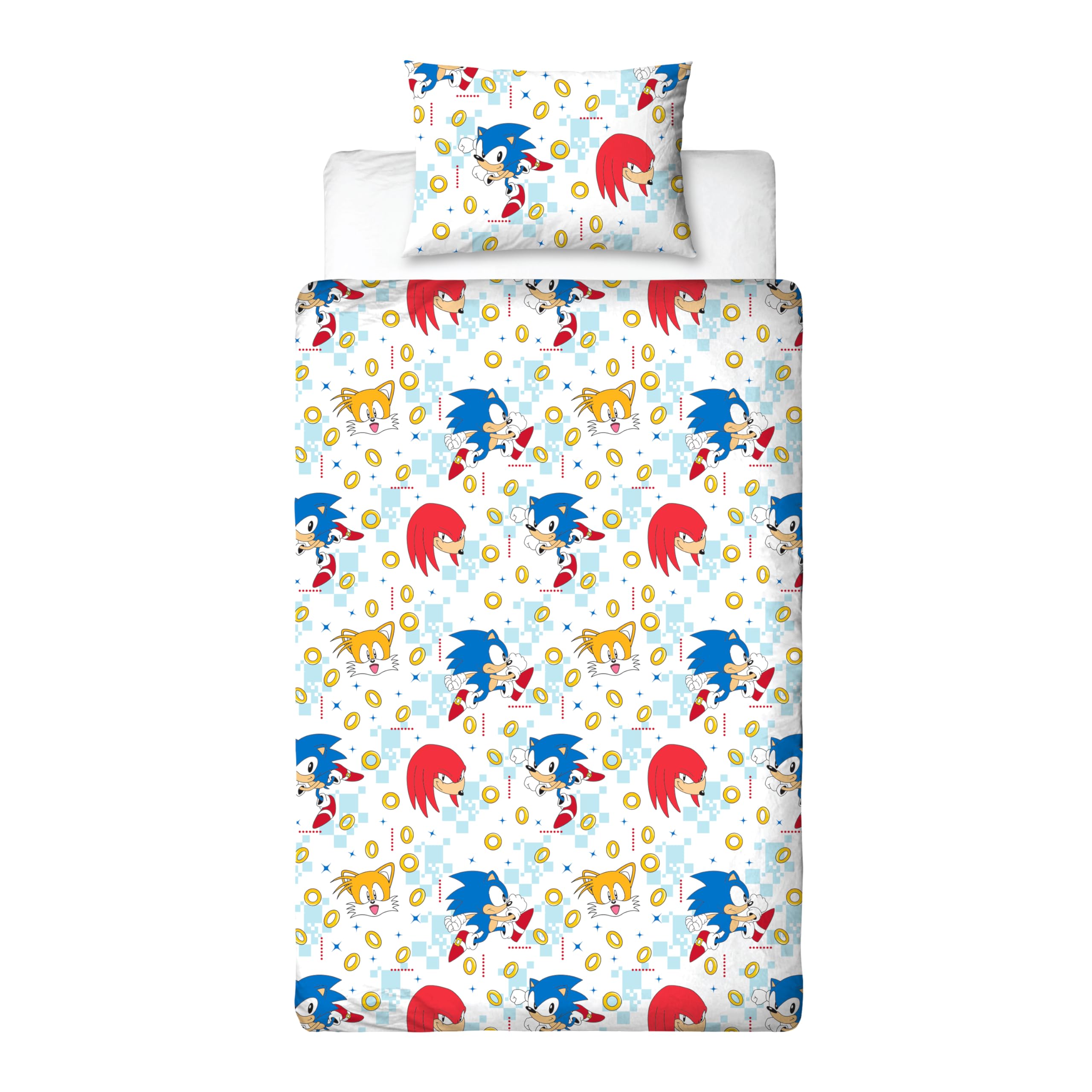 Character World Sonic The Hedgehog Official Single Duvet Cover Set | Reversible | 135 x 200cm 3