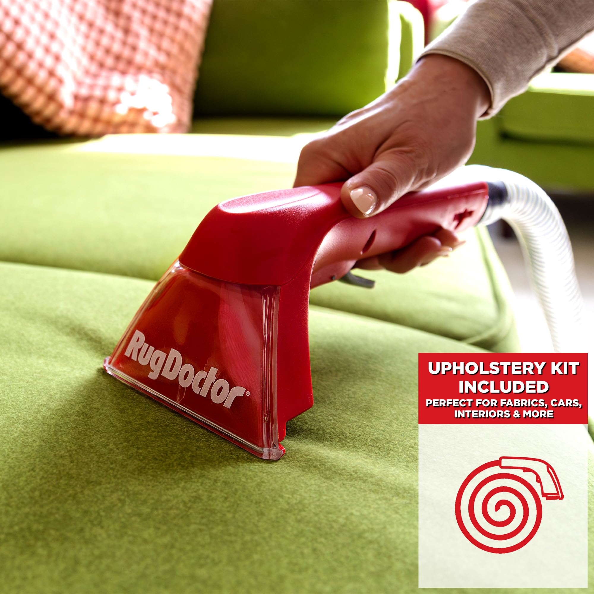Rug Doctor Deep Carpet Cleaner 1093170 - 1300W Power | 4.2L Capacity | Red/Grey 6