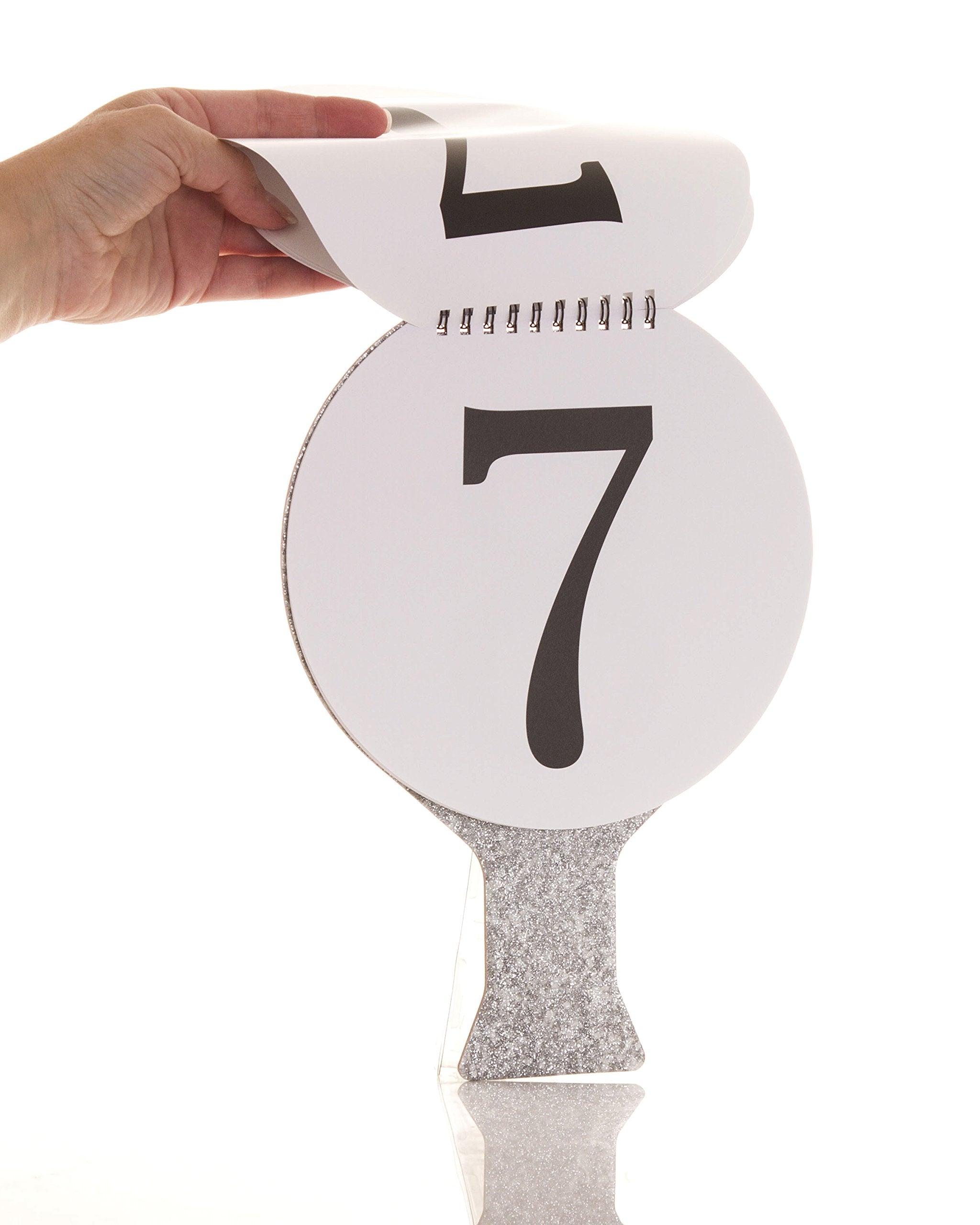 Boxer Gifts Star Dancer Scoring Paddle - Novelty Gift for Talent Show Judges | Silver 4