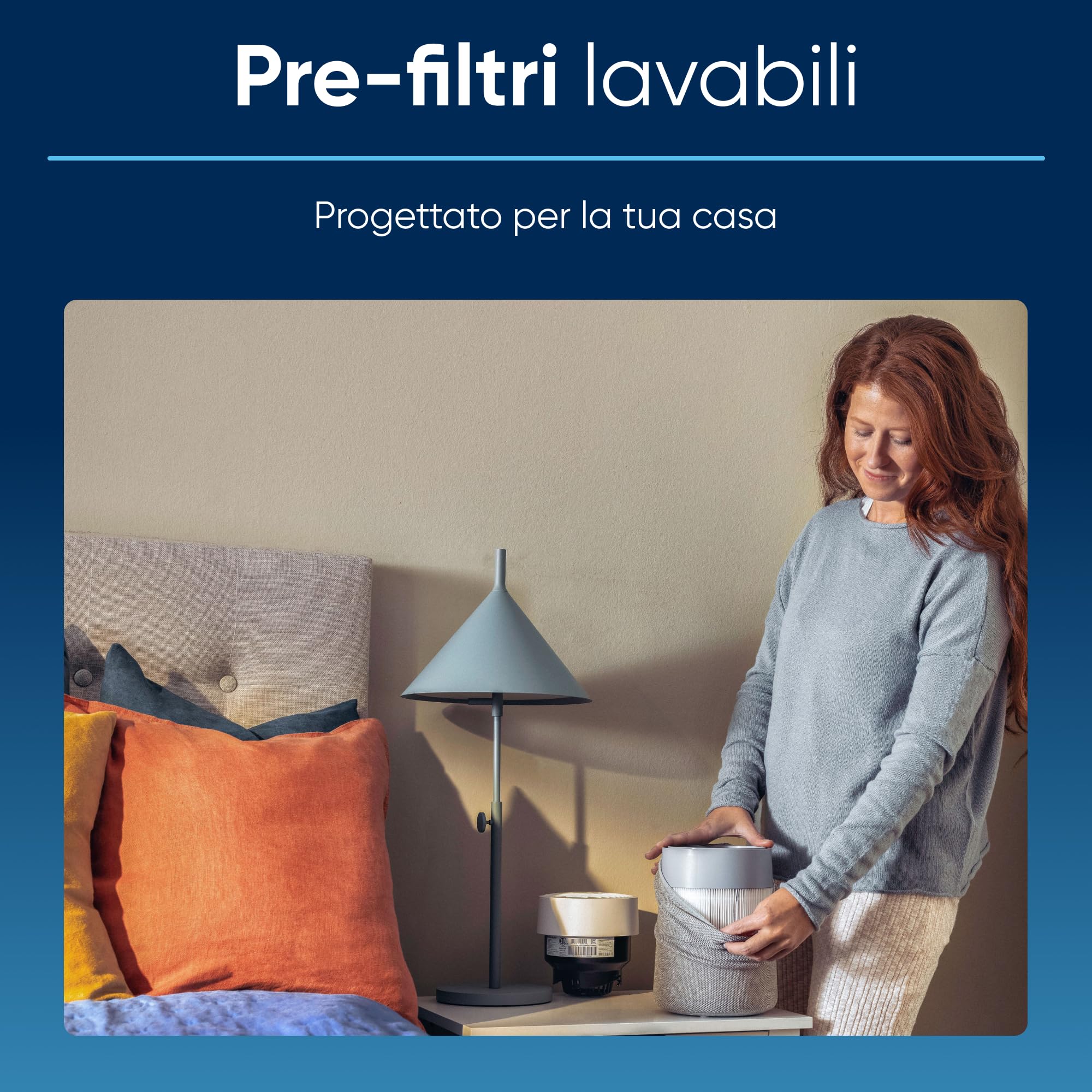 BLUEAIR Pure Blue Mini Max Air Purifier - Compact Design | Cleans up to 8.6 m² | Removes 99.97% Particles 8