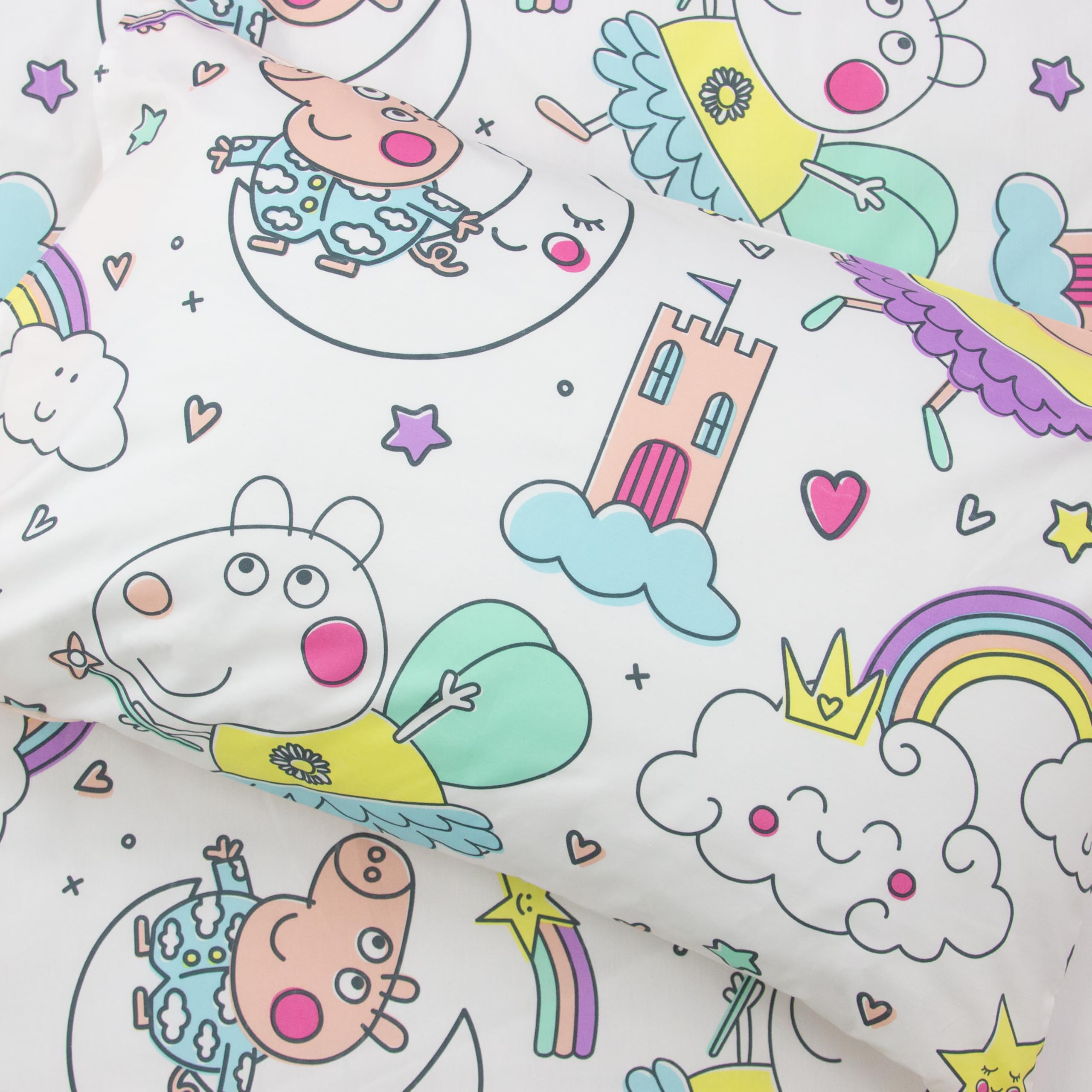 Character World Peppa Pig Officially Licensed Single Duvet Cover Set | Reversible | Polycotton 8