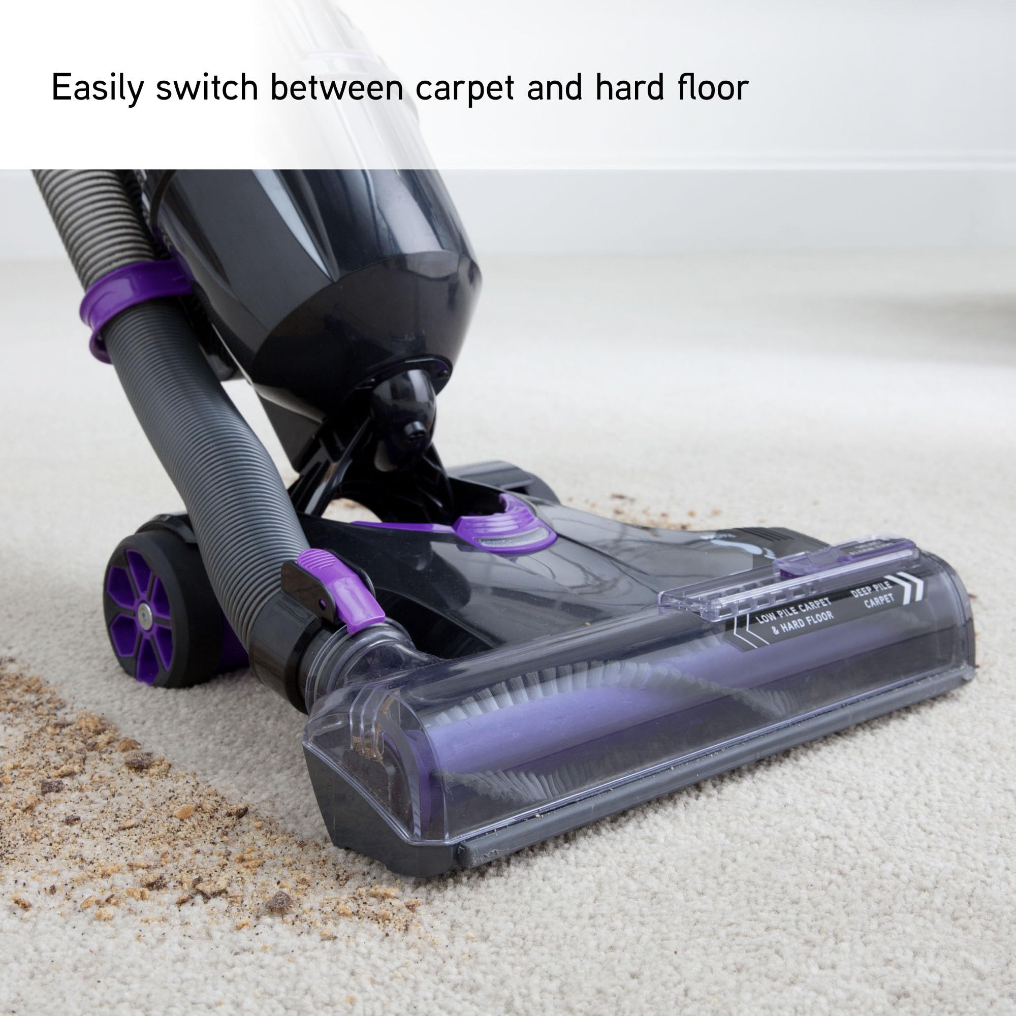 Vax Mach Air Corded Upright Bagless Vacuum Cleaner - 820W, 4.9kg, Purple, UCA1GEV1 5