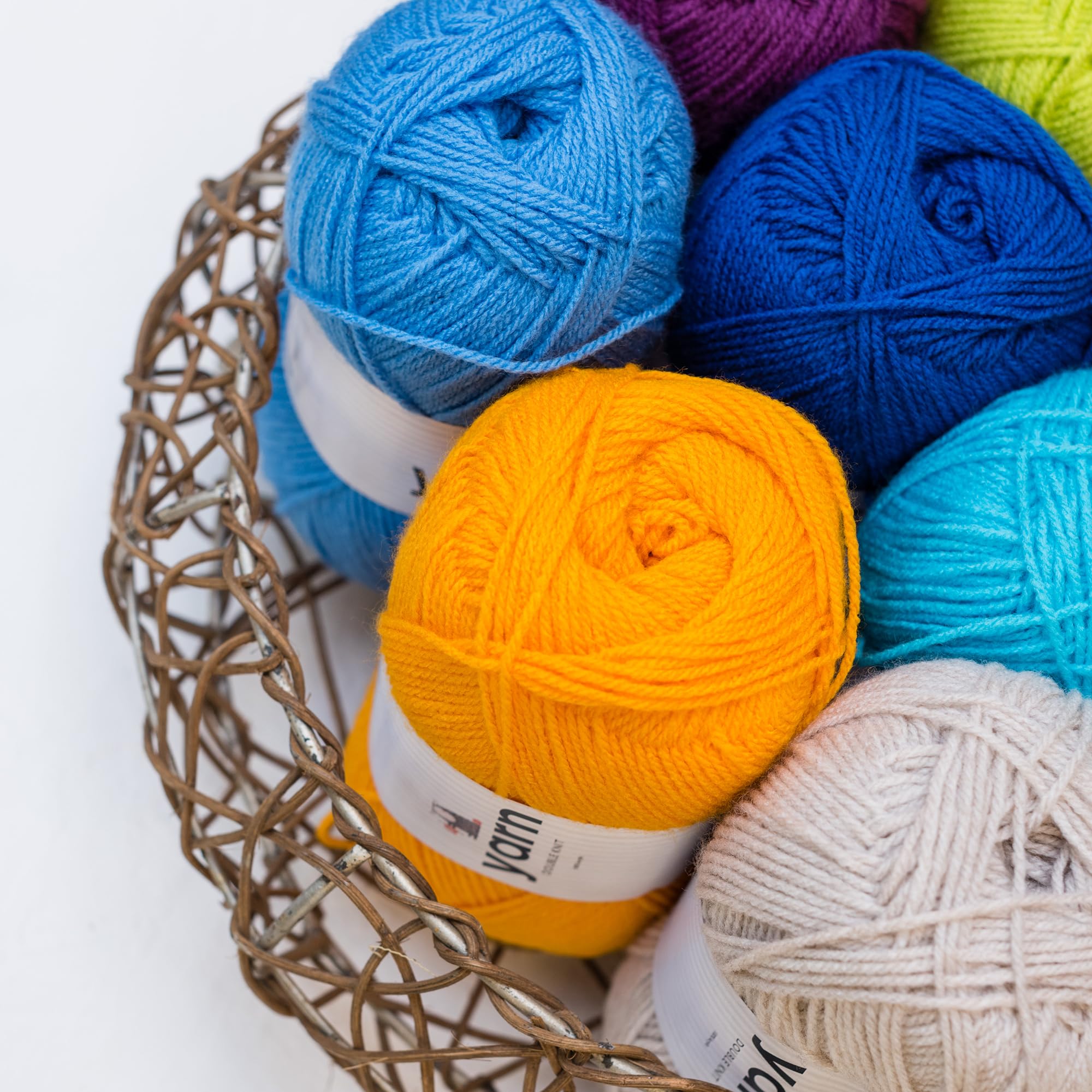 KORBOND DK Yarn - Mustard Yellow | 100g Acrylic | 290m | Double Knit for Knitting & Crochet 2
