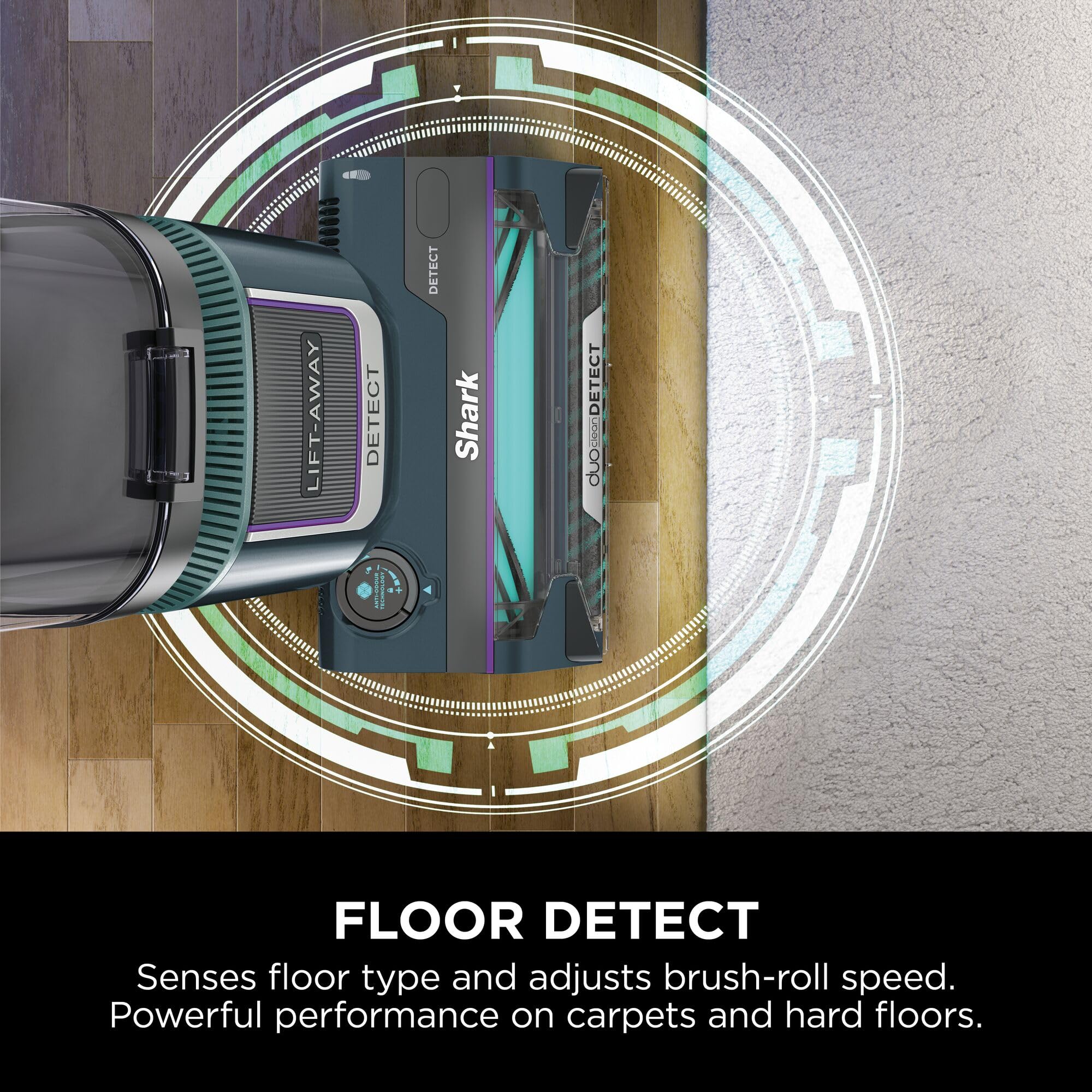 Shark Detect XL Corded Upright Vacuum Cleaner - Ultra-Powerful Pet Hair Pick-Up | DuoClean Detect | Blue 4