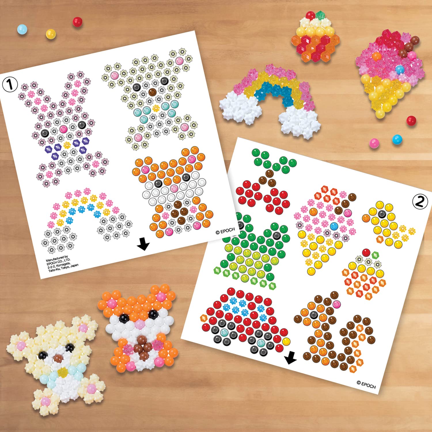 Aquabeads 31912 Beginners Carry Case - 900 Beads in 24 Colors | Includes Storage Case & Templates 3