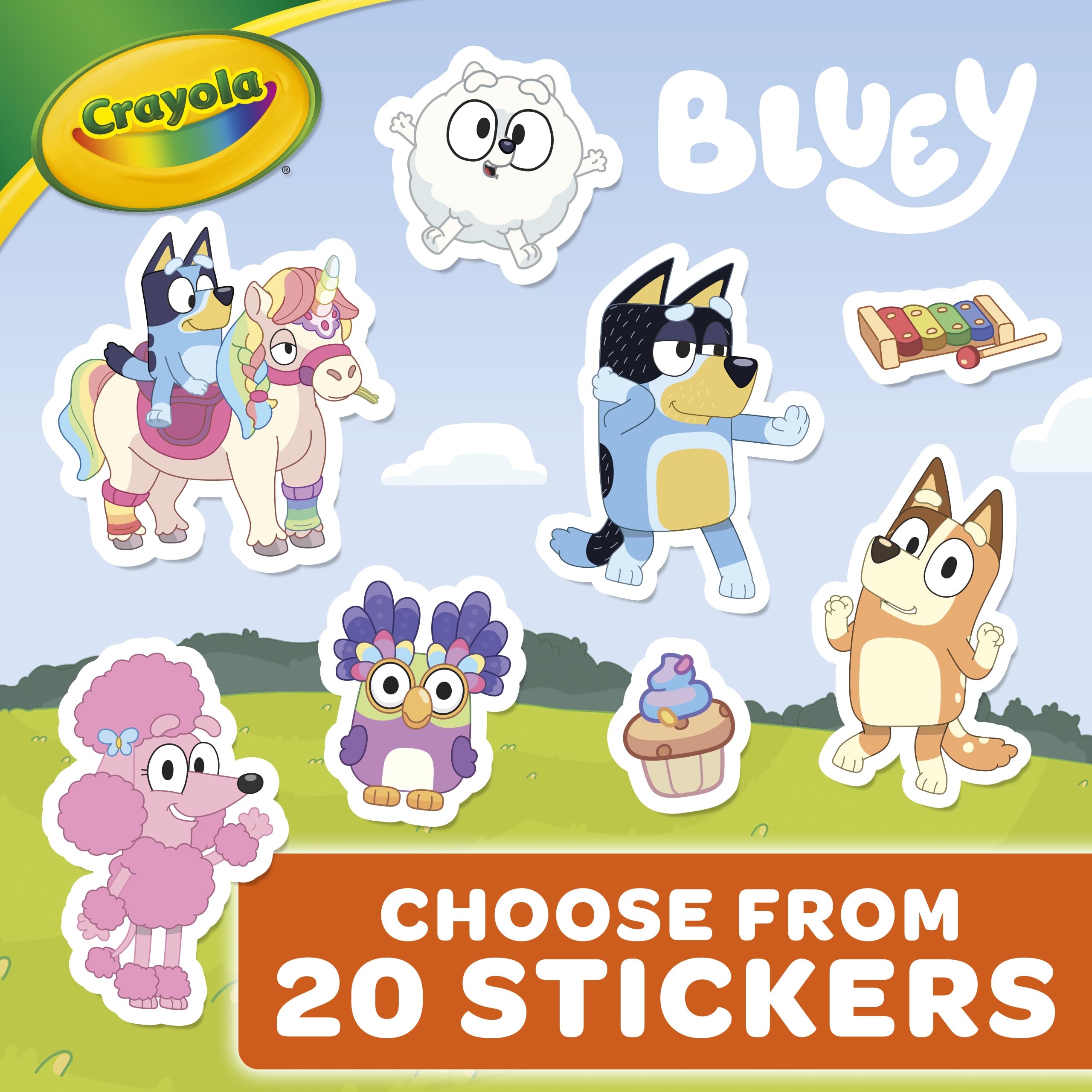 CRAYOLA Bluey Colouring Book - 96 Pages of Colouring Fun | Ages 3+ 8