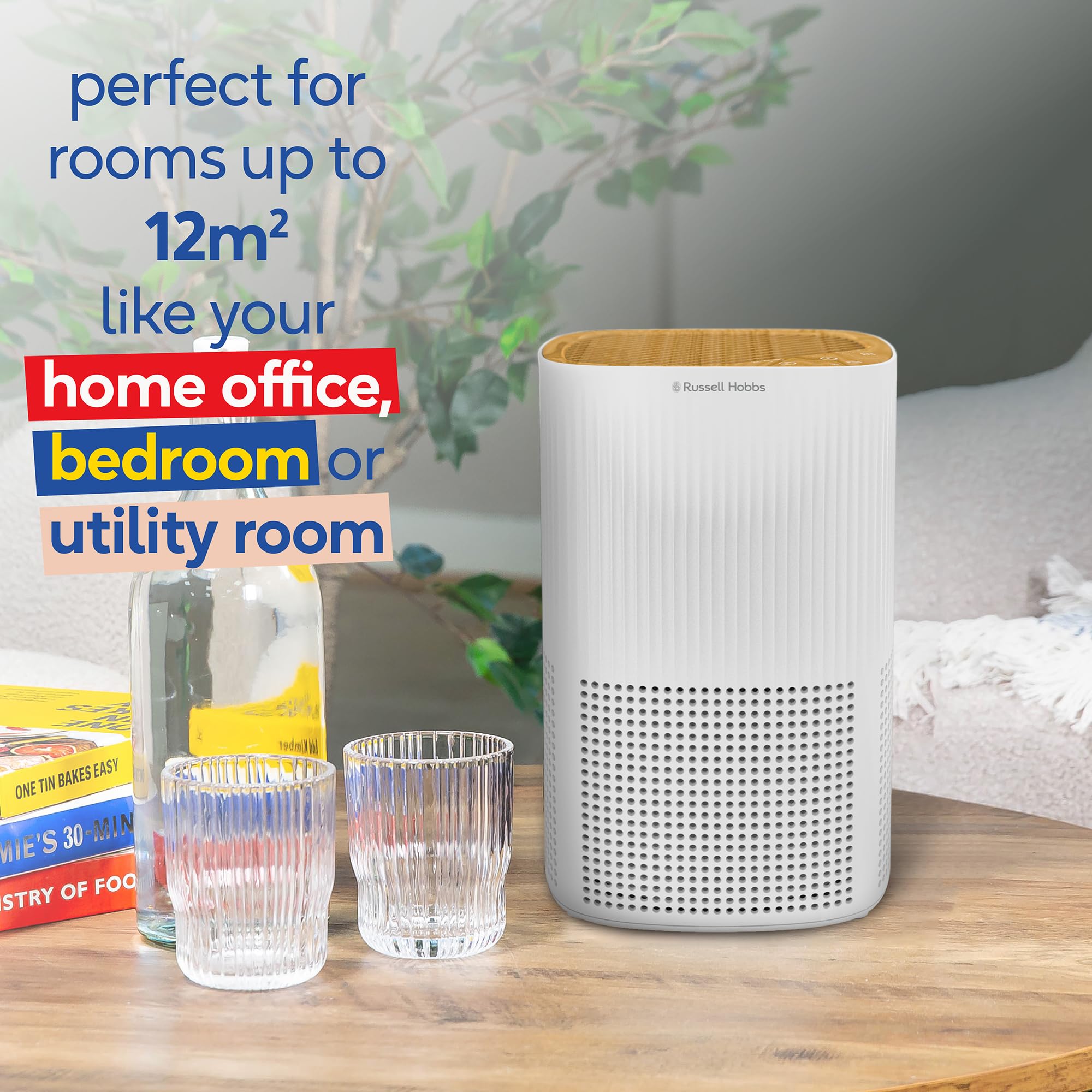 Russell Hobbs Air Purifier for Bedrooms & Home - 100m³/h CADR, 3-Stage Filtration, Aromatherapy 6