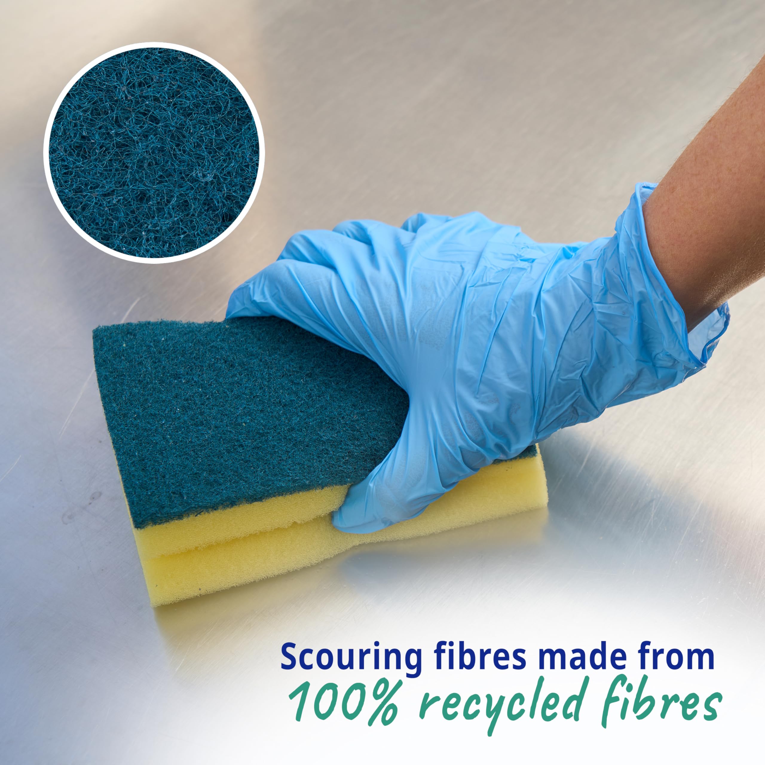Spontex Specialist General Purpose Sponge Scourer - XL Size, Pack of 6 | Strong Residue Removal 4