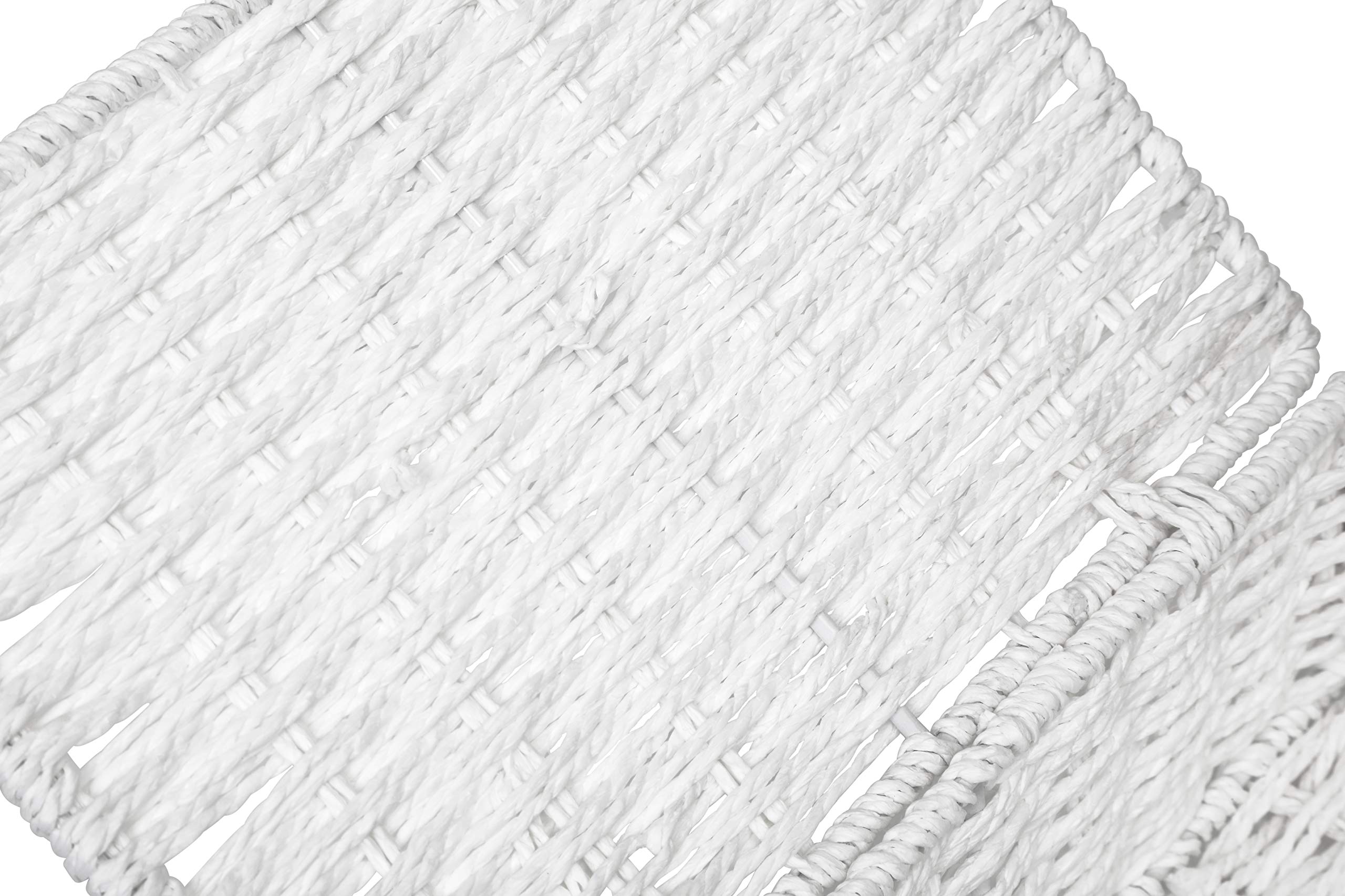 ARPAN Paper Rope Shelf Basket with Lid - Small | Stackable Storage | Natural Color 5