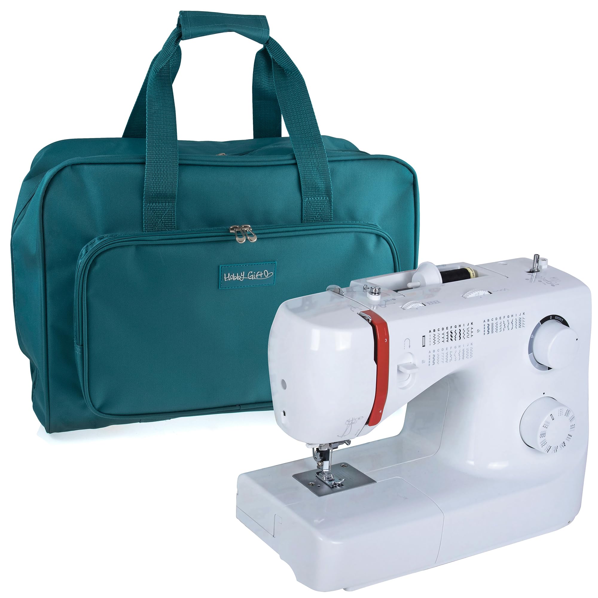 Hobby Gift Sewing Machine Carry Case - Teal | Water Resistant | Fits Most Domestic Machines | 47 x 21 x 33cm 3