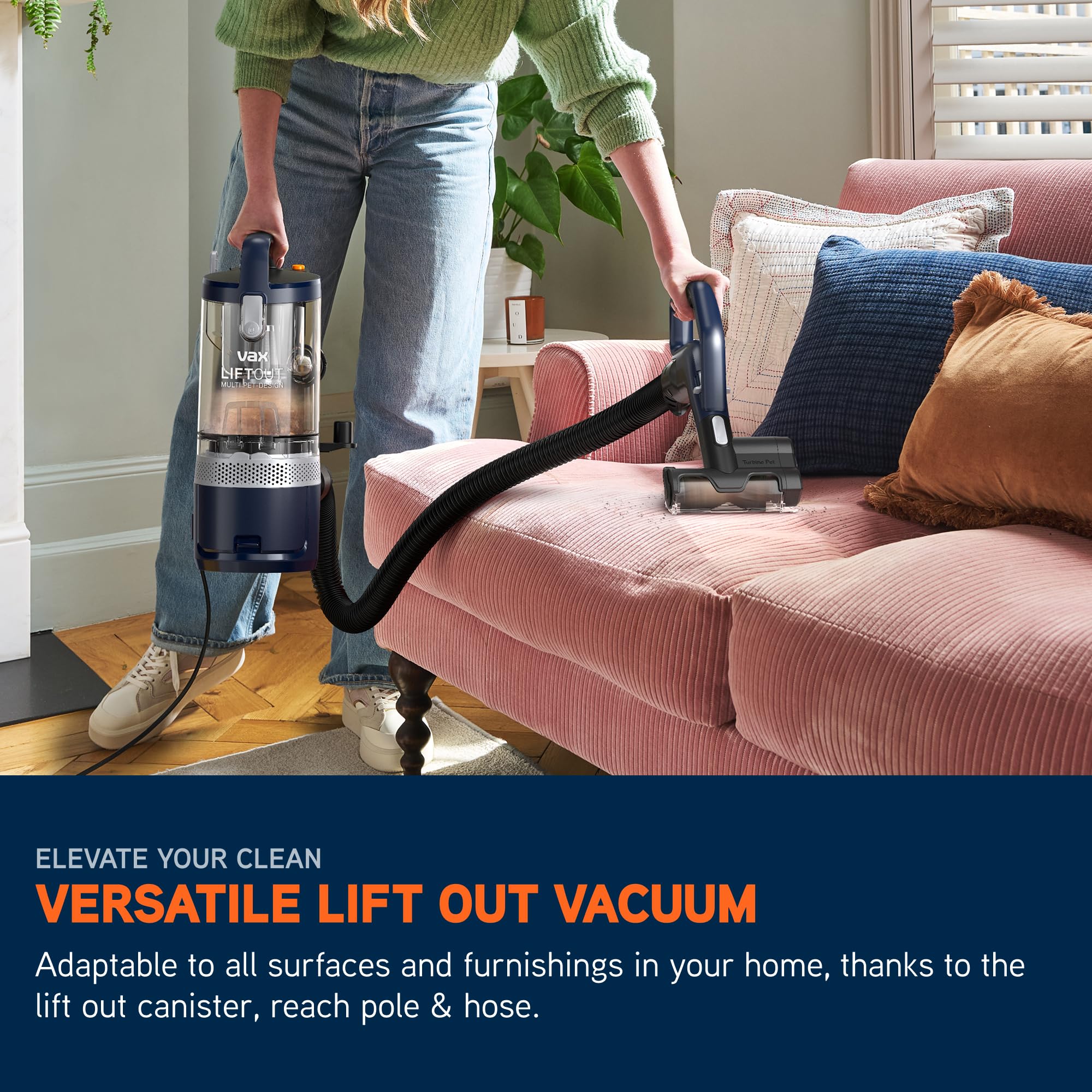 Vax LiftOut Multi Pet-Design Corded Upright Bagless Vacuum Cleaner | 2L Capacity | 14.5m Reach | 6.63kg 5