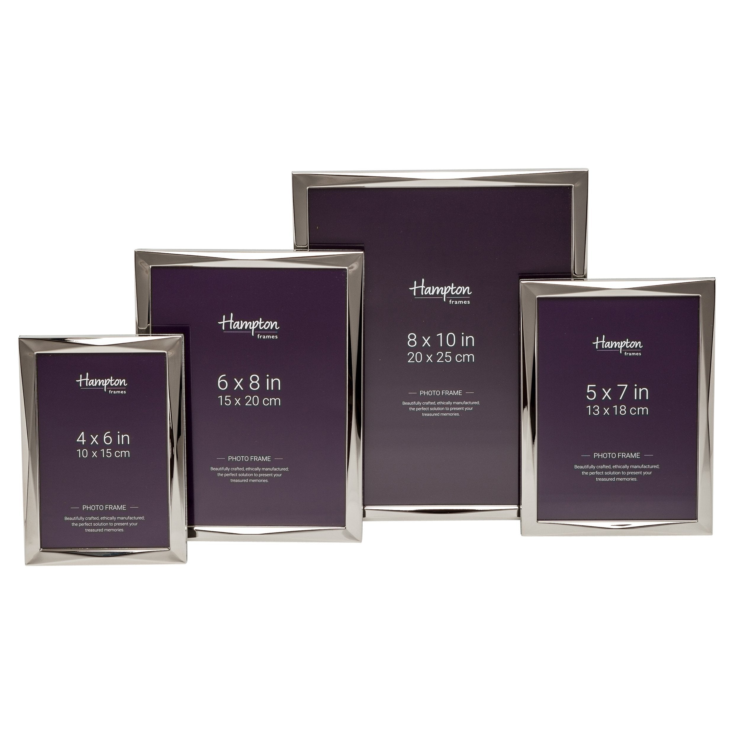 Hampton Frames Polished Silver Nickel Photo Frame - 4x6 (10x15cm) | Tabletop Display 5