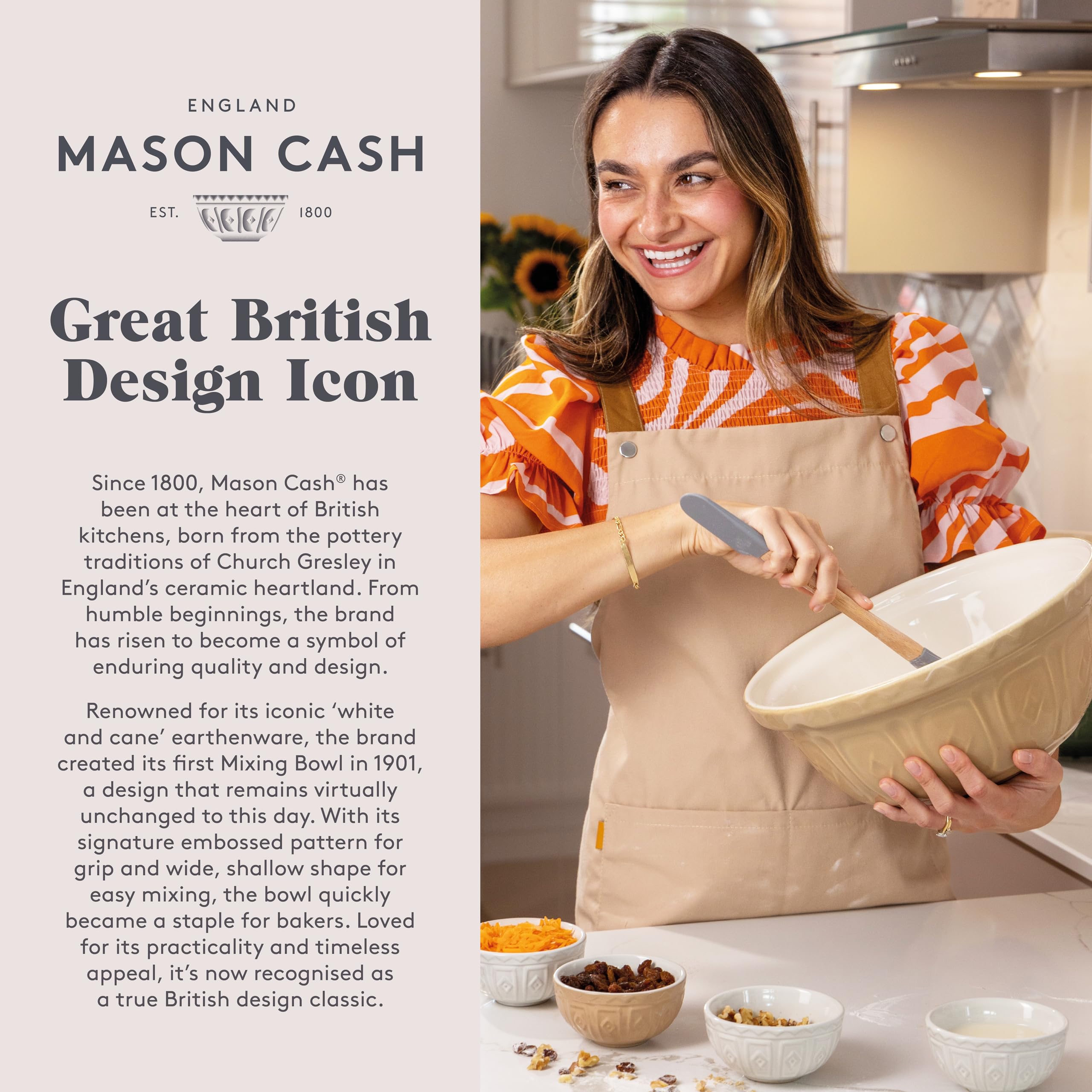 Mason Cash Rise & Shine Hen Nest Egg Basket | Stoneware | Copper Black 7