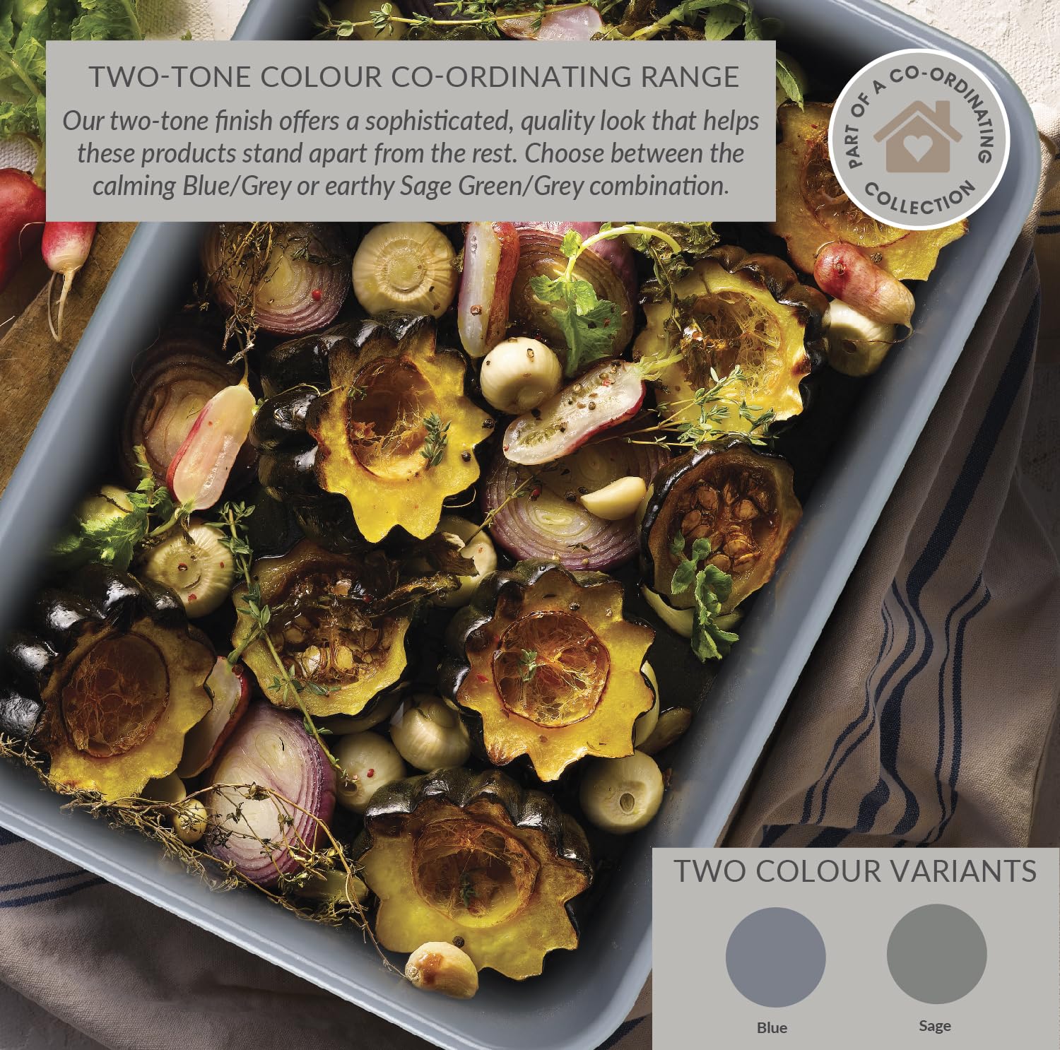 Cooksmart Signature Roasting Tin - 39cm Carbon Steel | PFOA-Free Non-Stick 7