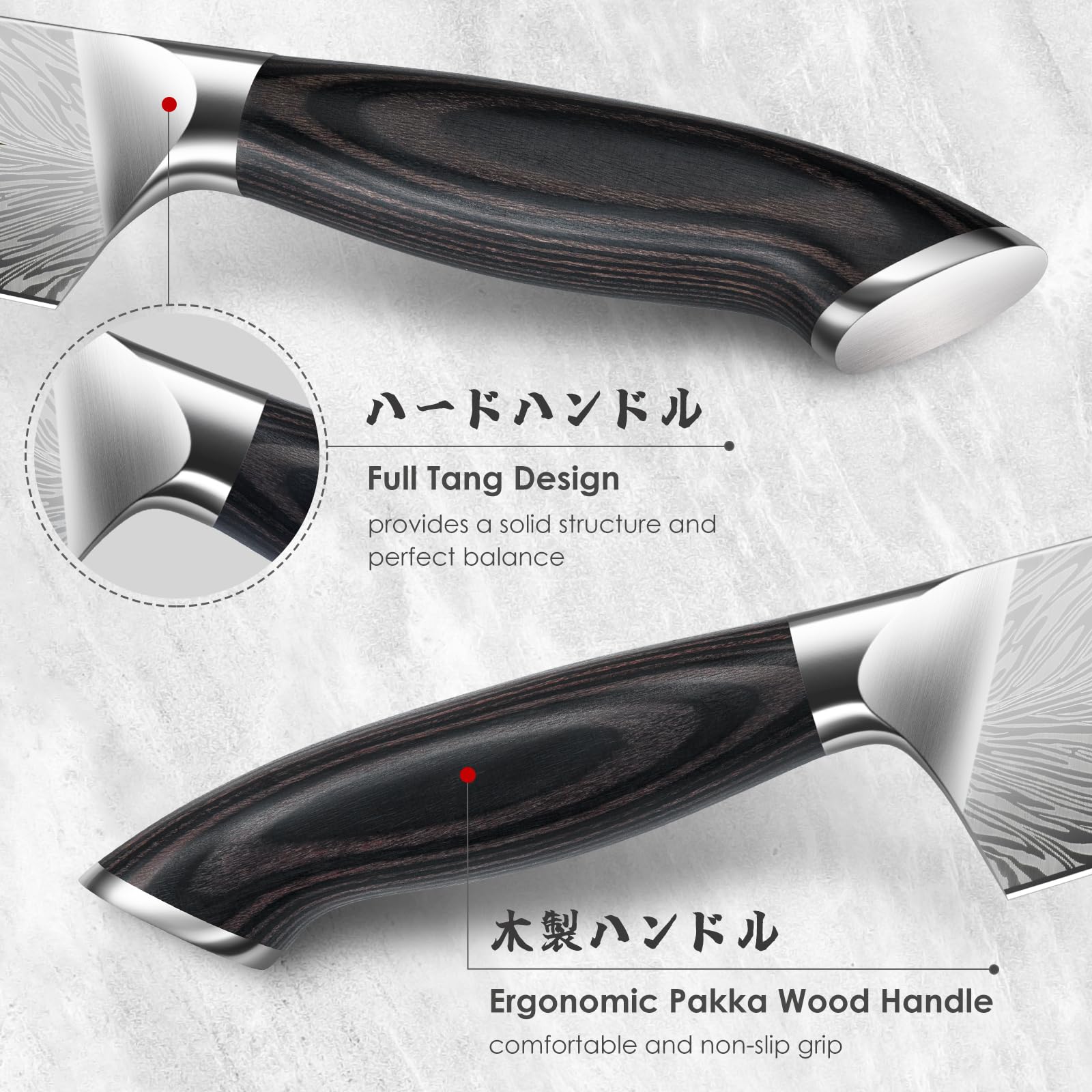 SHAN ZU Powder Steel Boning Knife - 63 HRC High Carbon | 12° Blade Angle | Ergonomic Pakkawood Handle 4