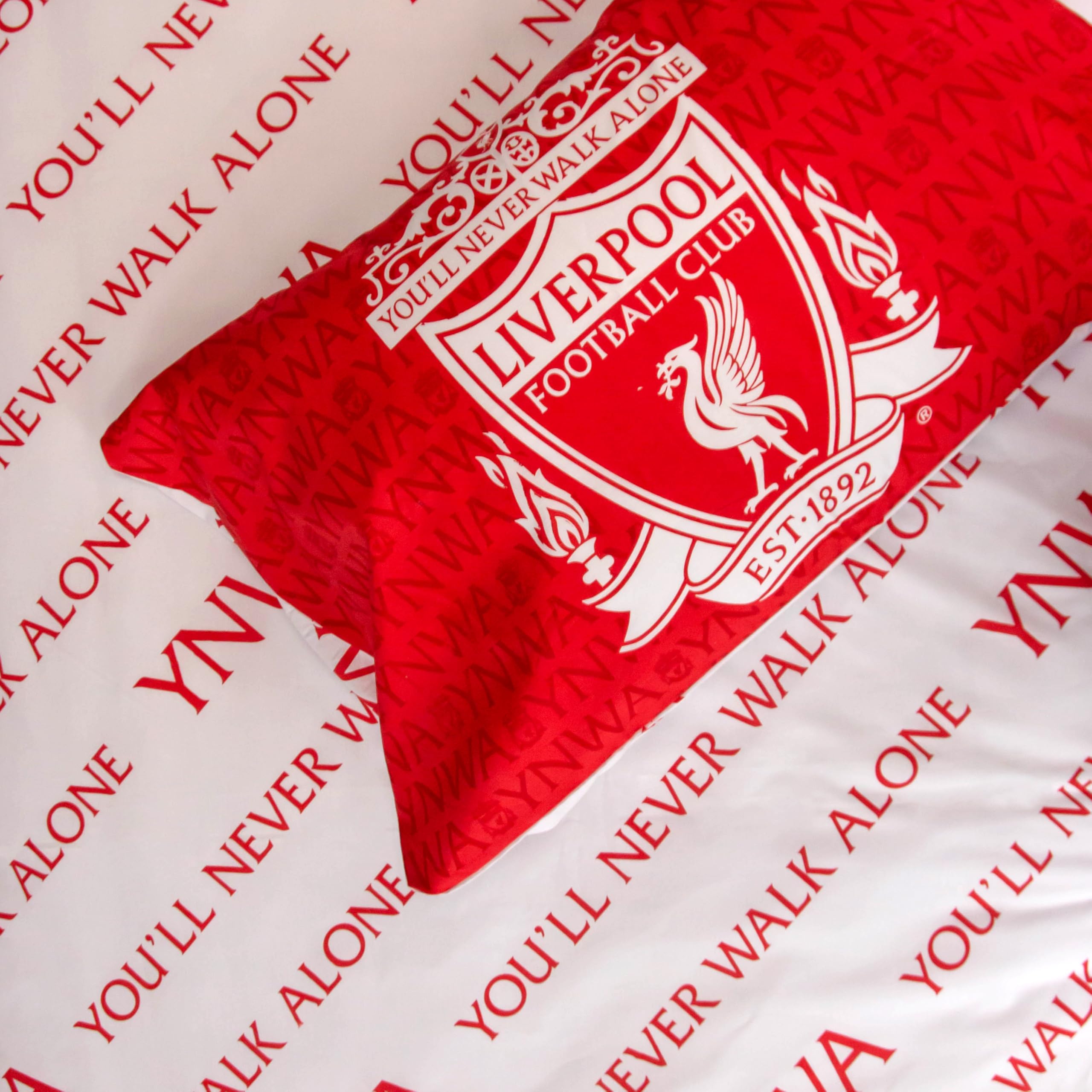 Liverpool F.C. Character World Tone Design Single Duvet Cover Set | Reversible | Polycotton 8