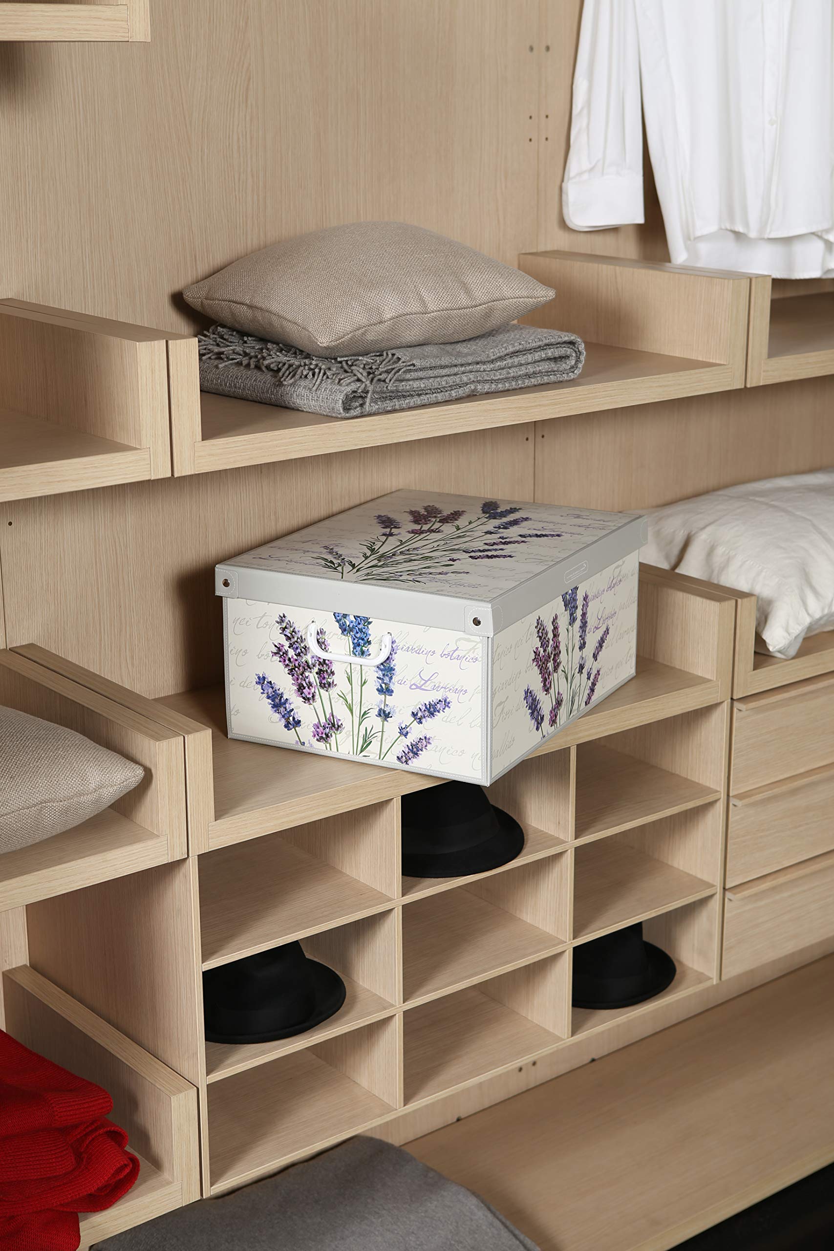 Lavatelli Kanguru Collection Fragrant Lavender Decorative Storage Box | 42x32x17.5 cm | 30kg Capacity 3