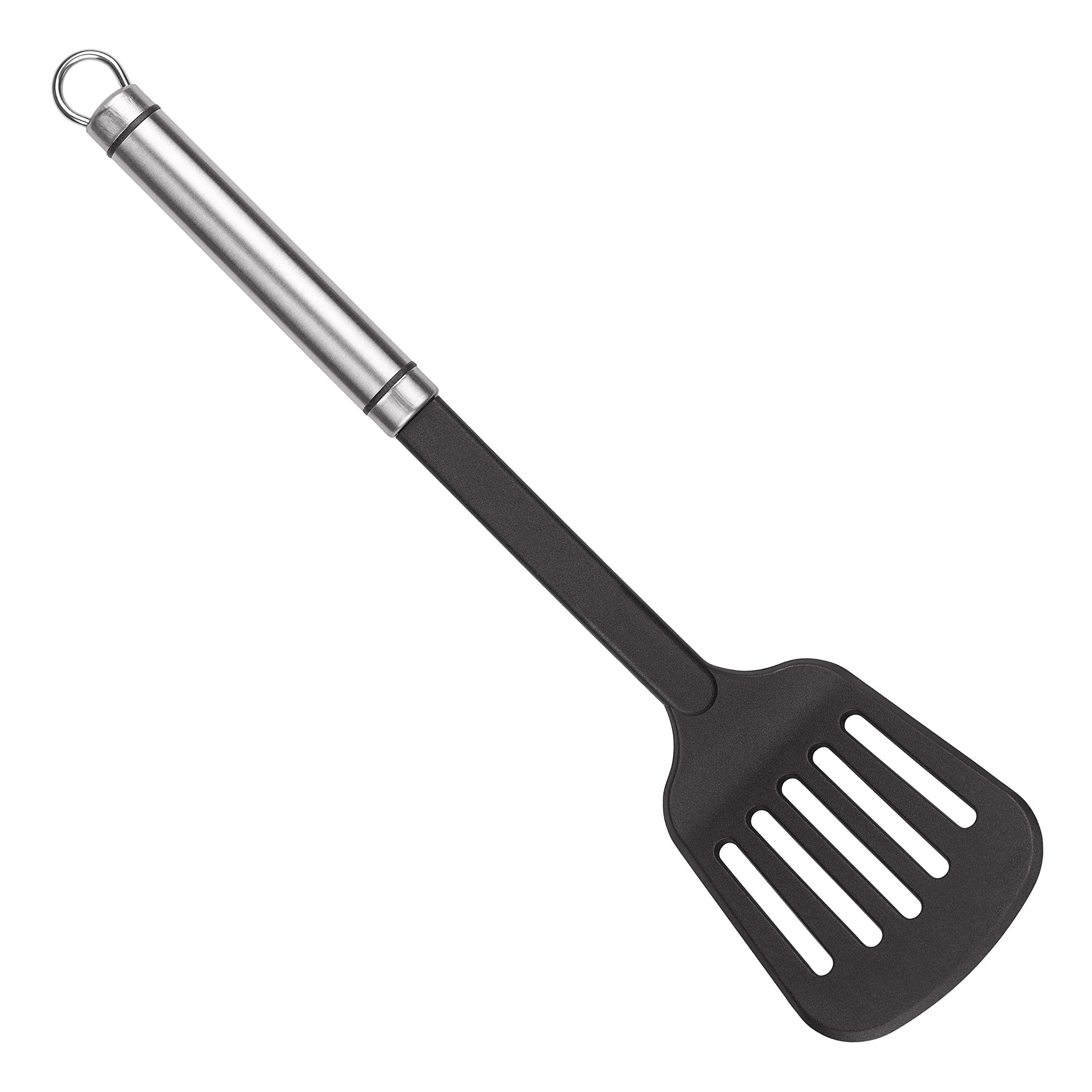 Tala Nylon Slotted Turner with Stainless Steel Handle | Non-Scratch | Dishwasher Safe 1