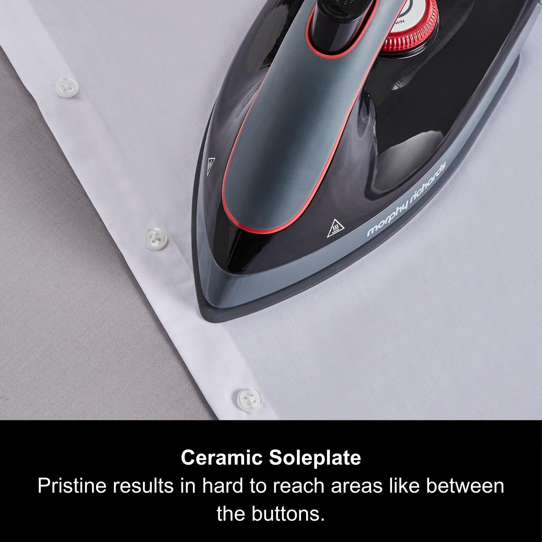 Morphy Richards Power Steam Elite + Steam Generator Iron - 6.5 Bar Pressure | 1.8L Capacity | Ceramic Soleplate 4