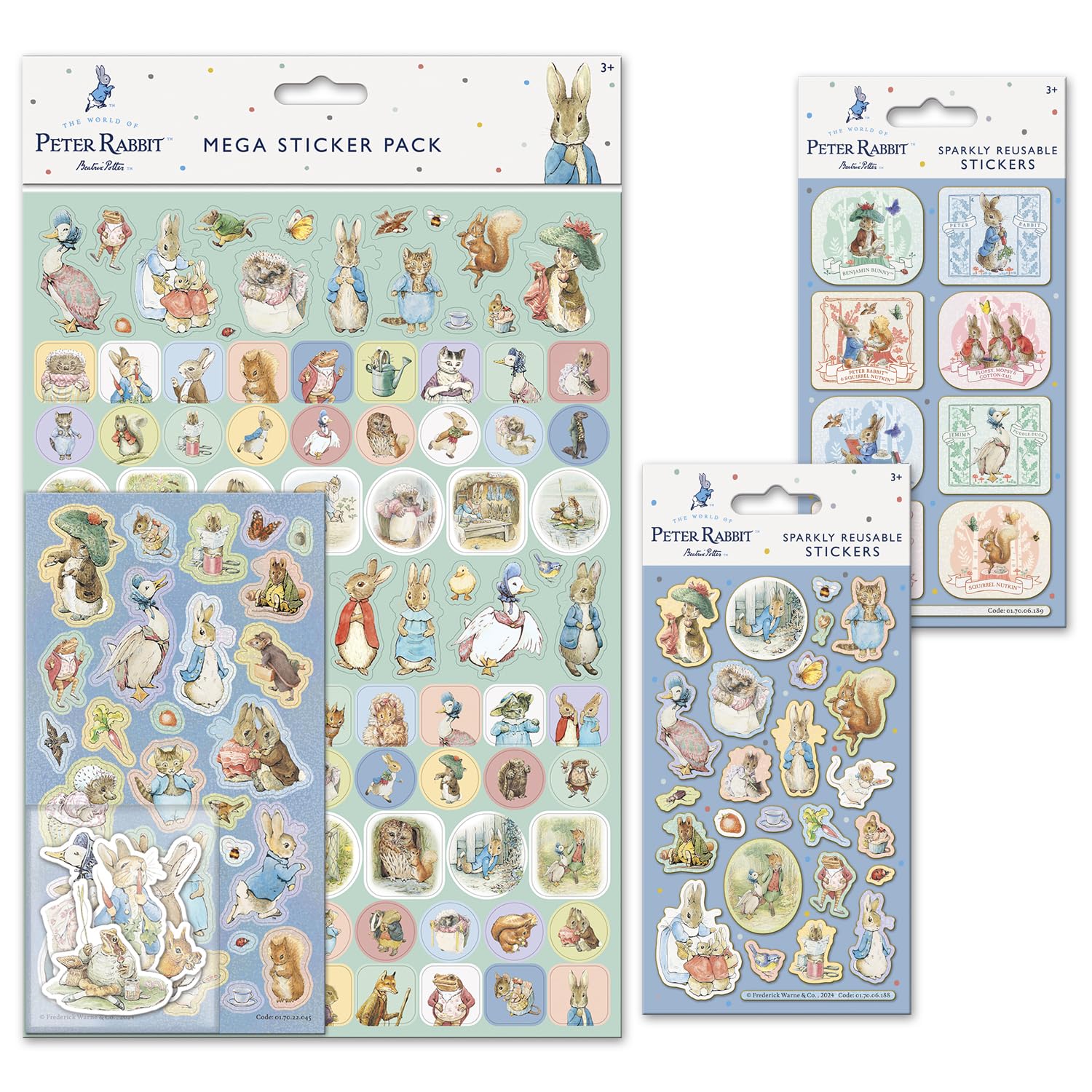 Paper Projects Peter Rabbit Mega Sticker Collection | Foil, Sheet & Die-Cut Stickers for Scrapbooking 1