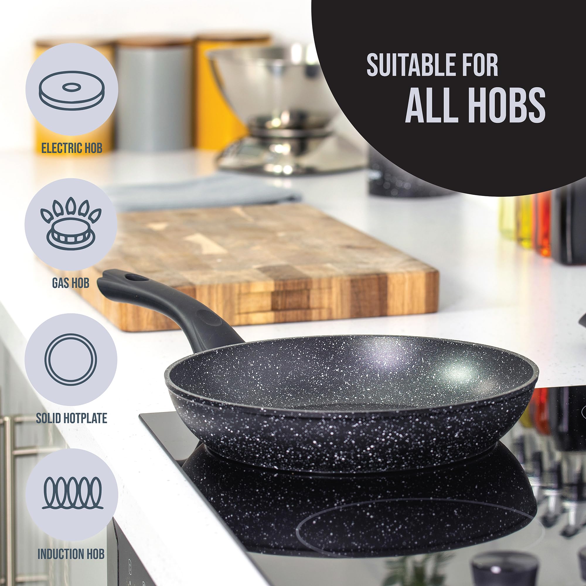 Blackmoor 67090 Classic 26cm Frying Pan - Non-Stick, Cool Touch Handle, All Hobs Incl. Induction 4