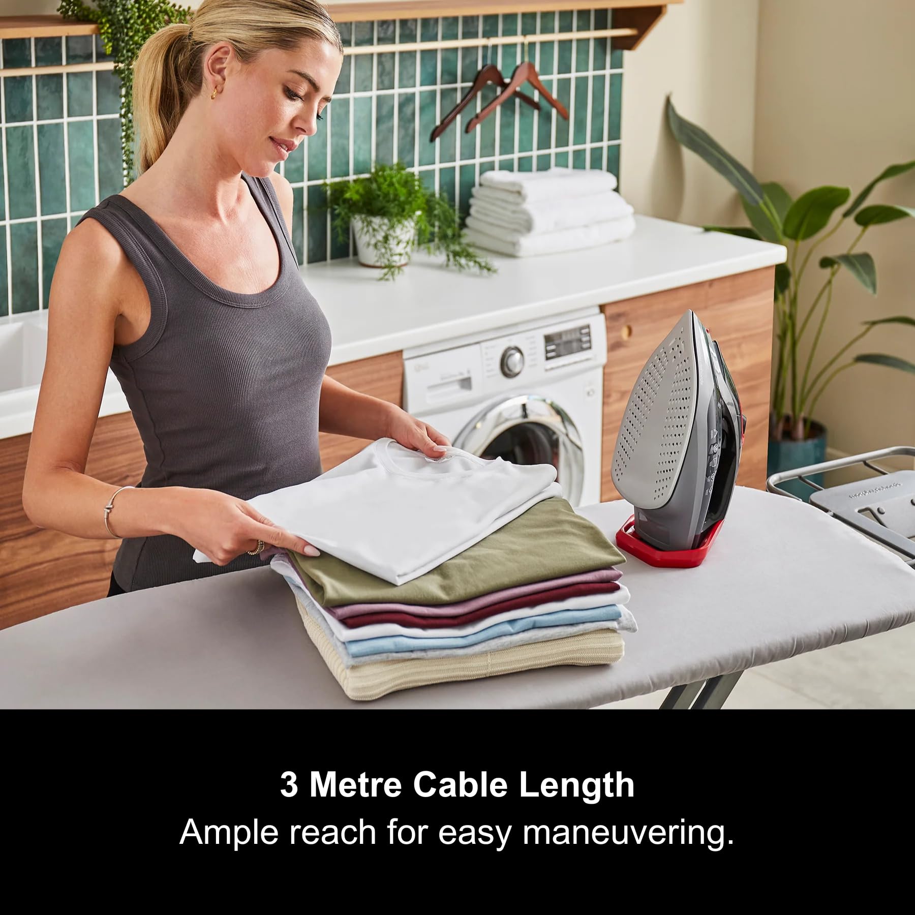 Morphy Richards Powersteam Elite LED Steam Iron - 3000W Power | 35g/min Steam | Ceramic Soleplate 7