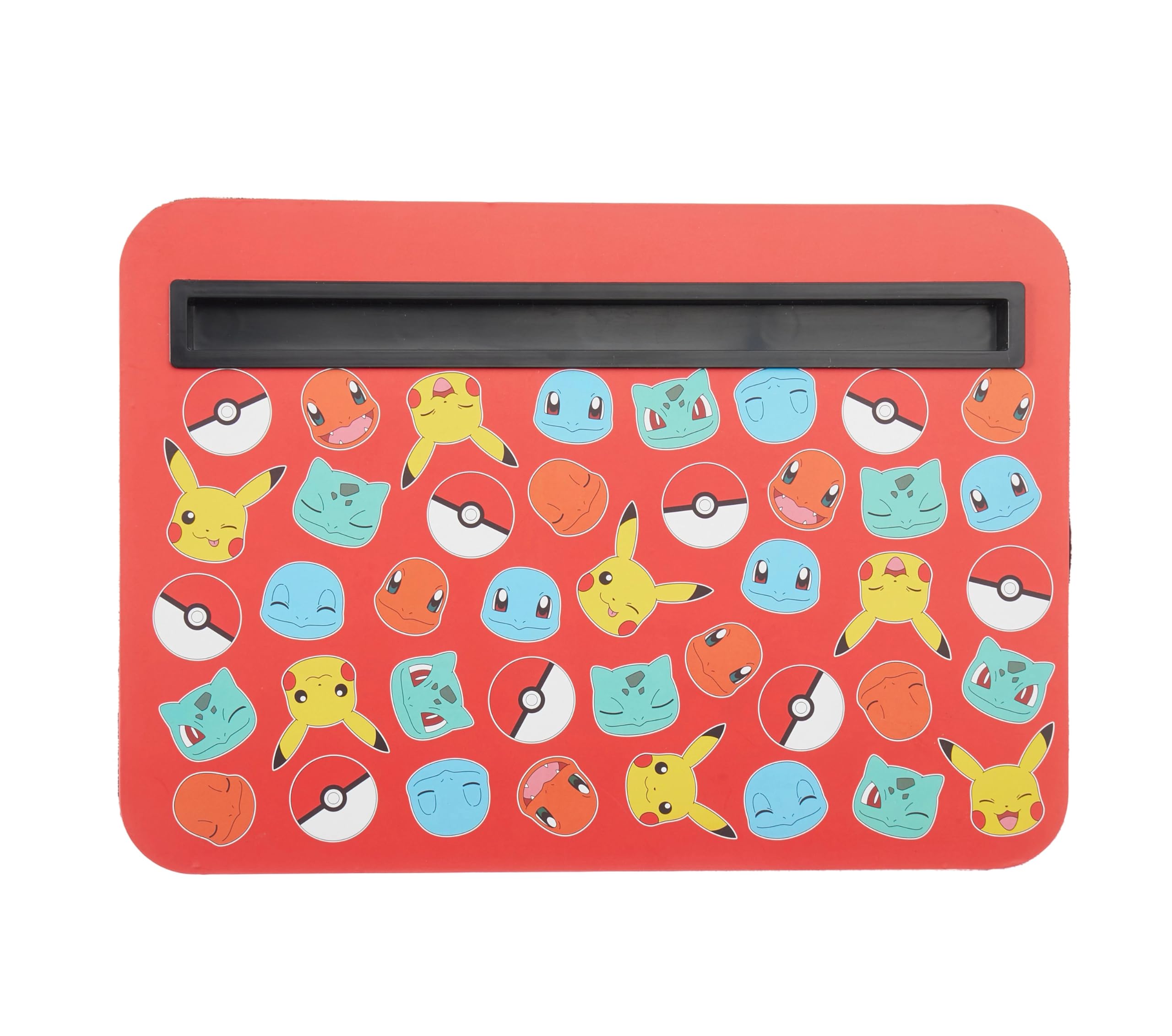 HOX Pokemon Officially Licensed Lap Tray with Tablet Slot | Cushioned Base | Red Pokemon 1