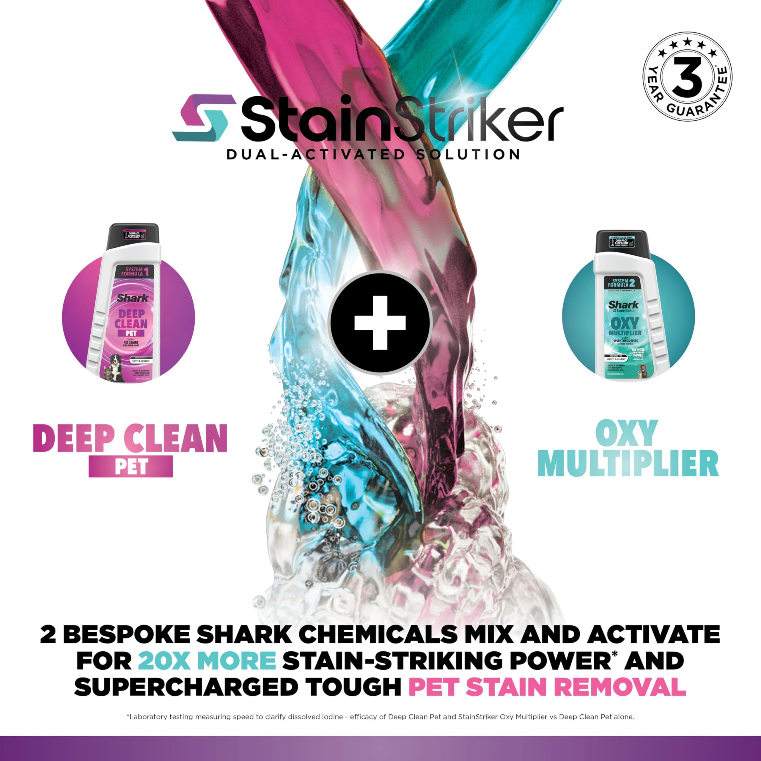 Shark StainStriker HairPro Pet Spot Cleaner PX250UKT - Anti-Clog Hair Extractor | 2 Formulas Included 5