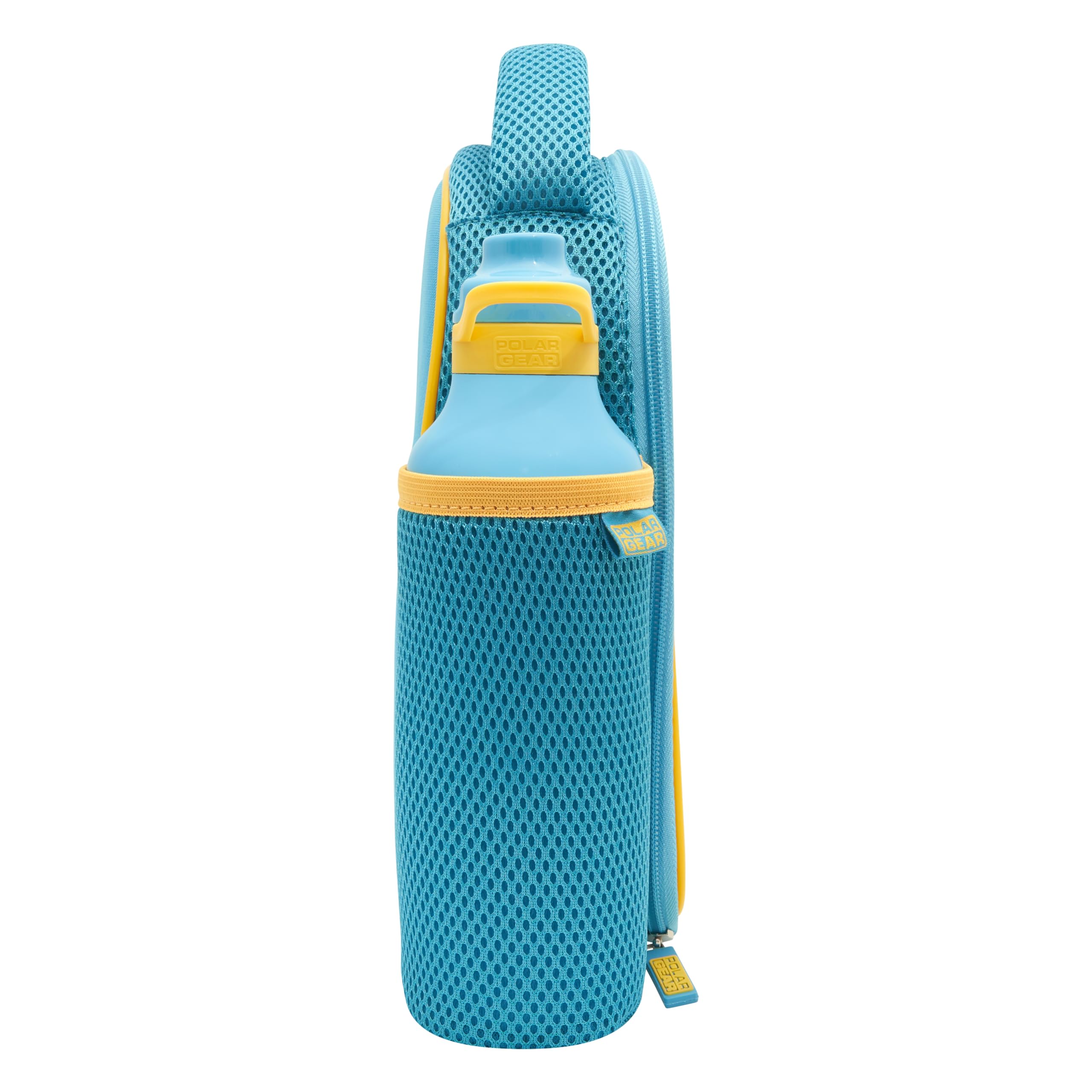 Despicable Me Official 4 Minions Kids Lunch Bag with 600ml Water Bottle | Insulated PEVA Lining | Yellow 3
