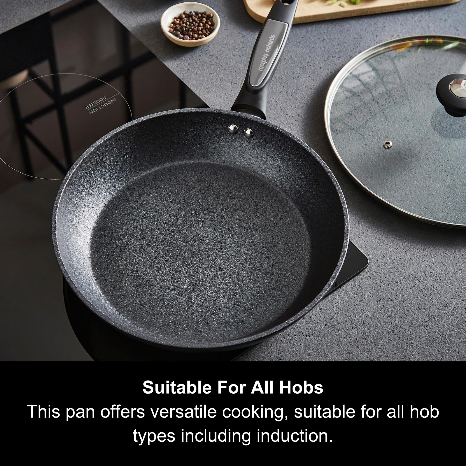 Morphy Richards Forged Aluminium Frying Pan - Ceramic Non-Stick | 28cm | Induction Compatible 6